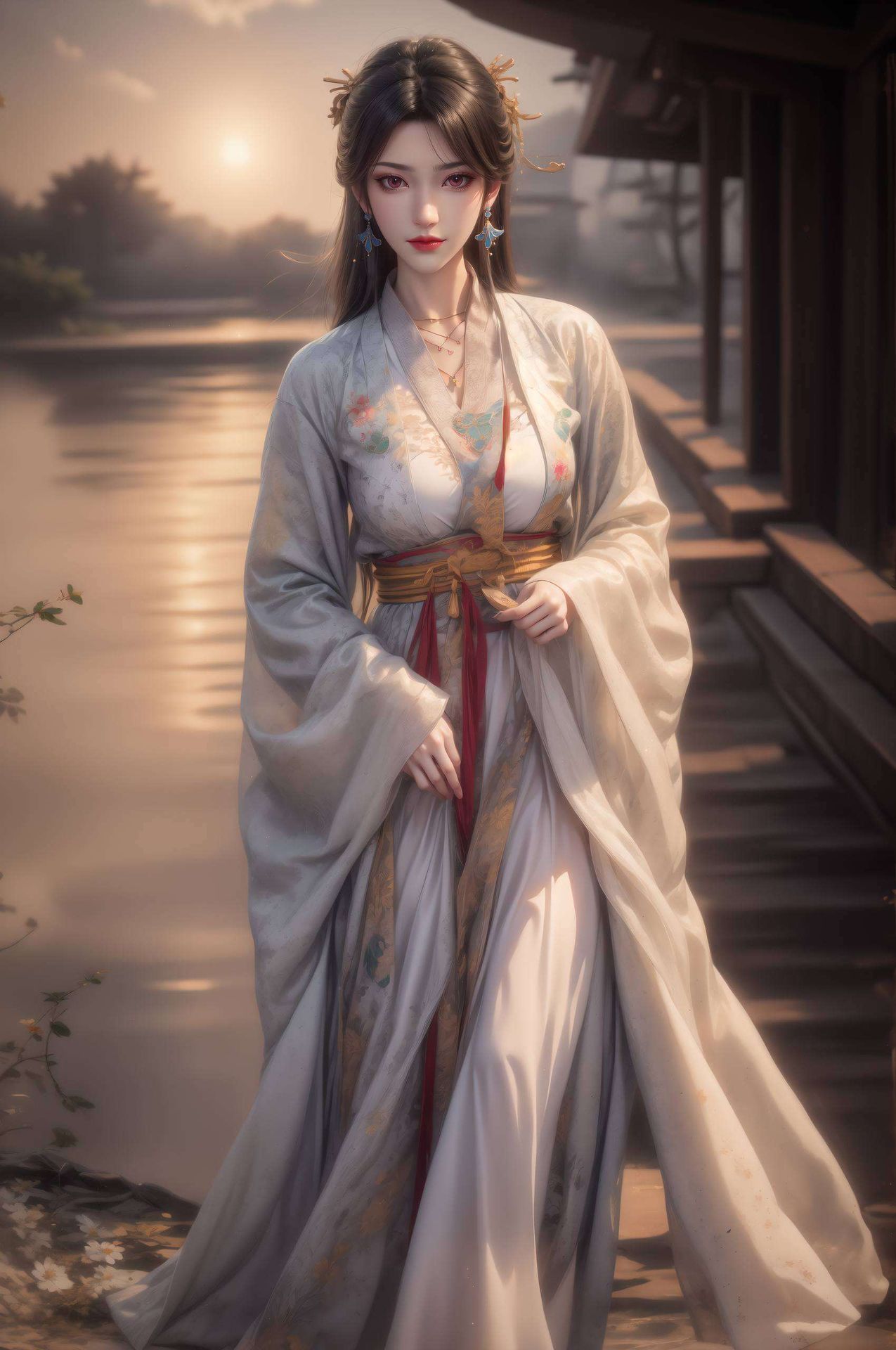 让元尊夭夭的灵动形象跃然桌面绚丽多彩的波点设计