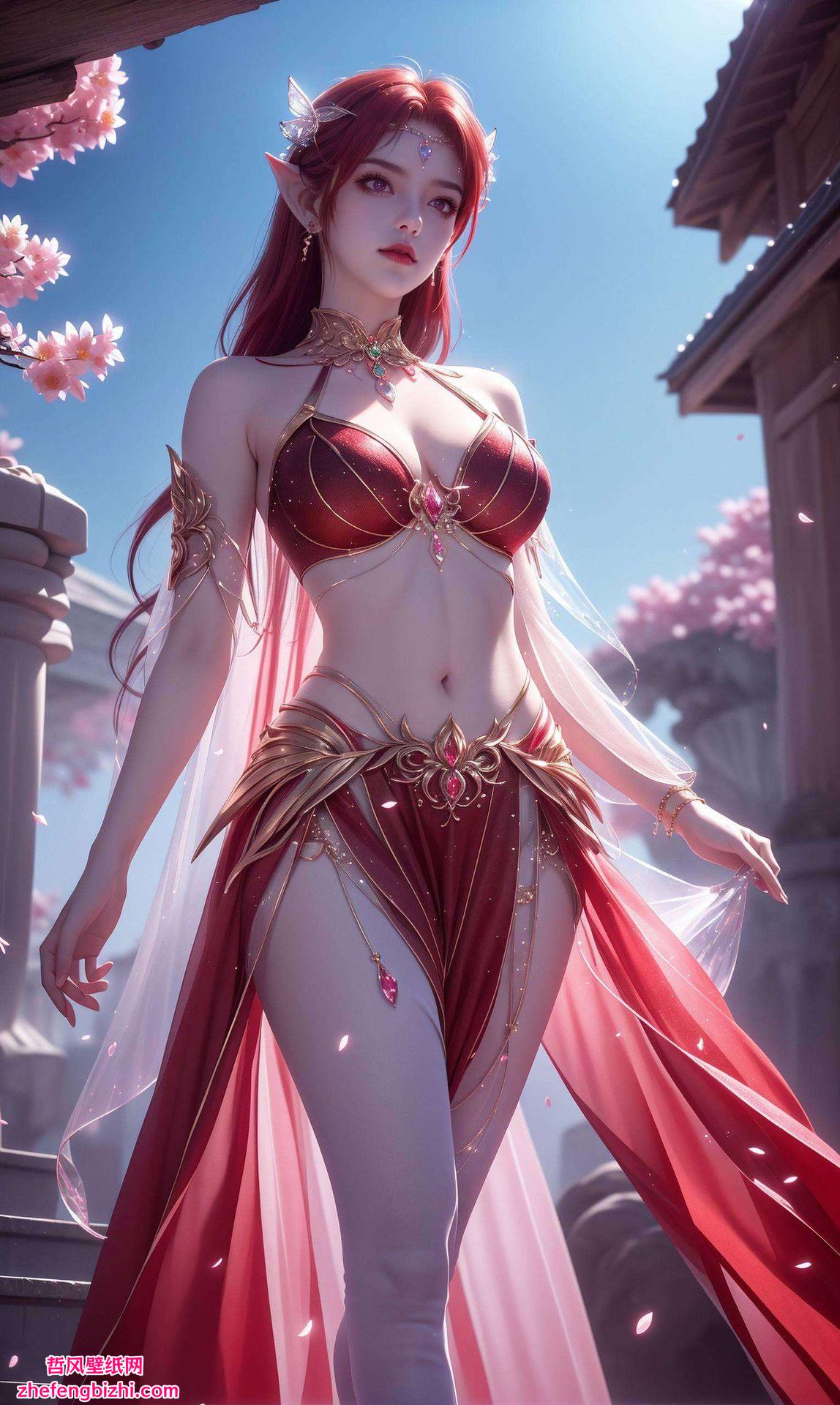 高清特写素材精细呈现这款白底妖夜壁纸