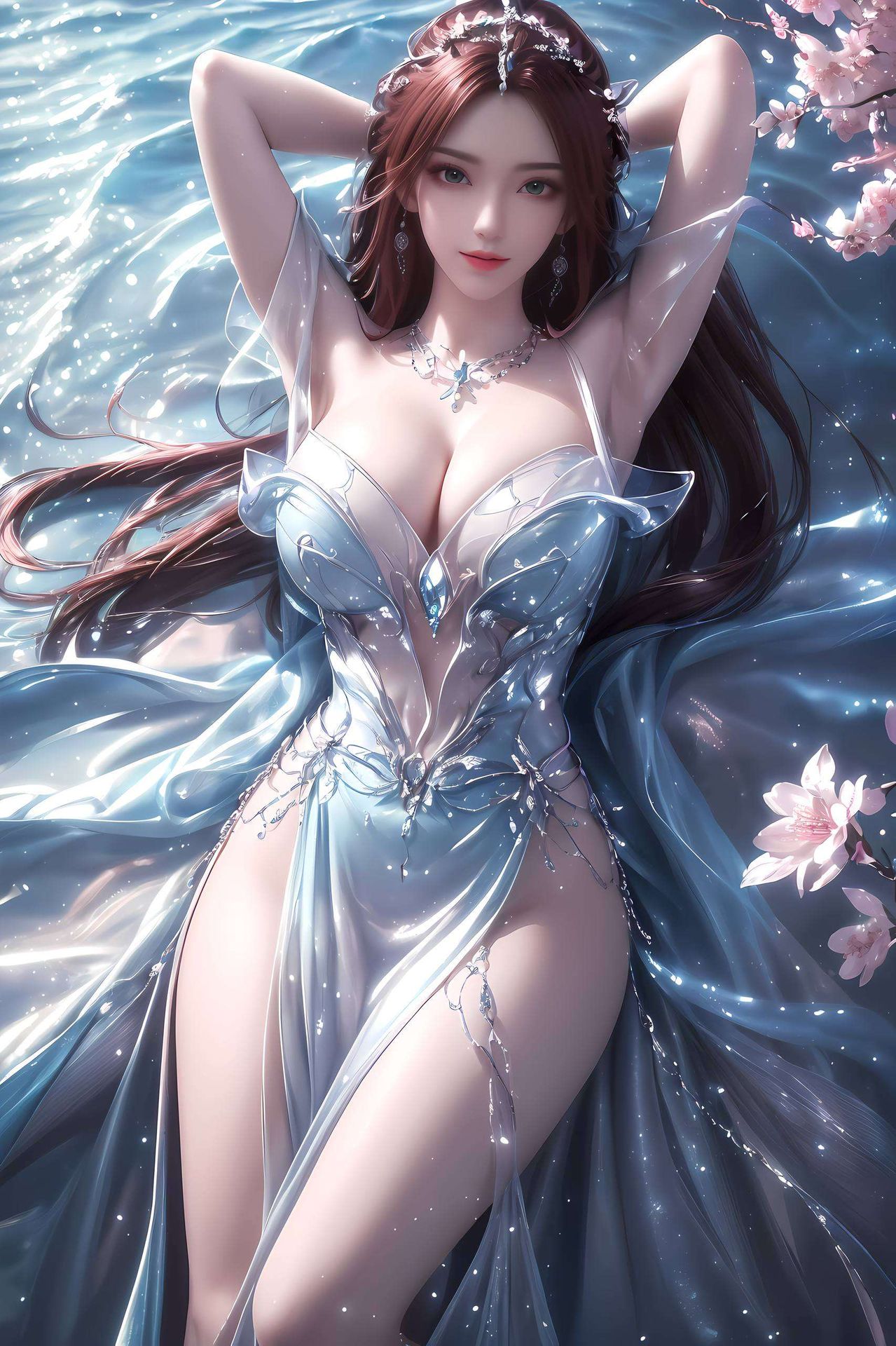 以柔和的色彩描绘仙子风华这款2k高清叶倾仙壁纸