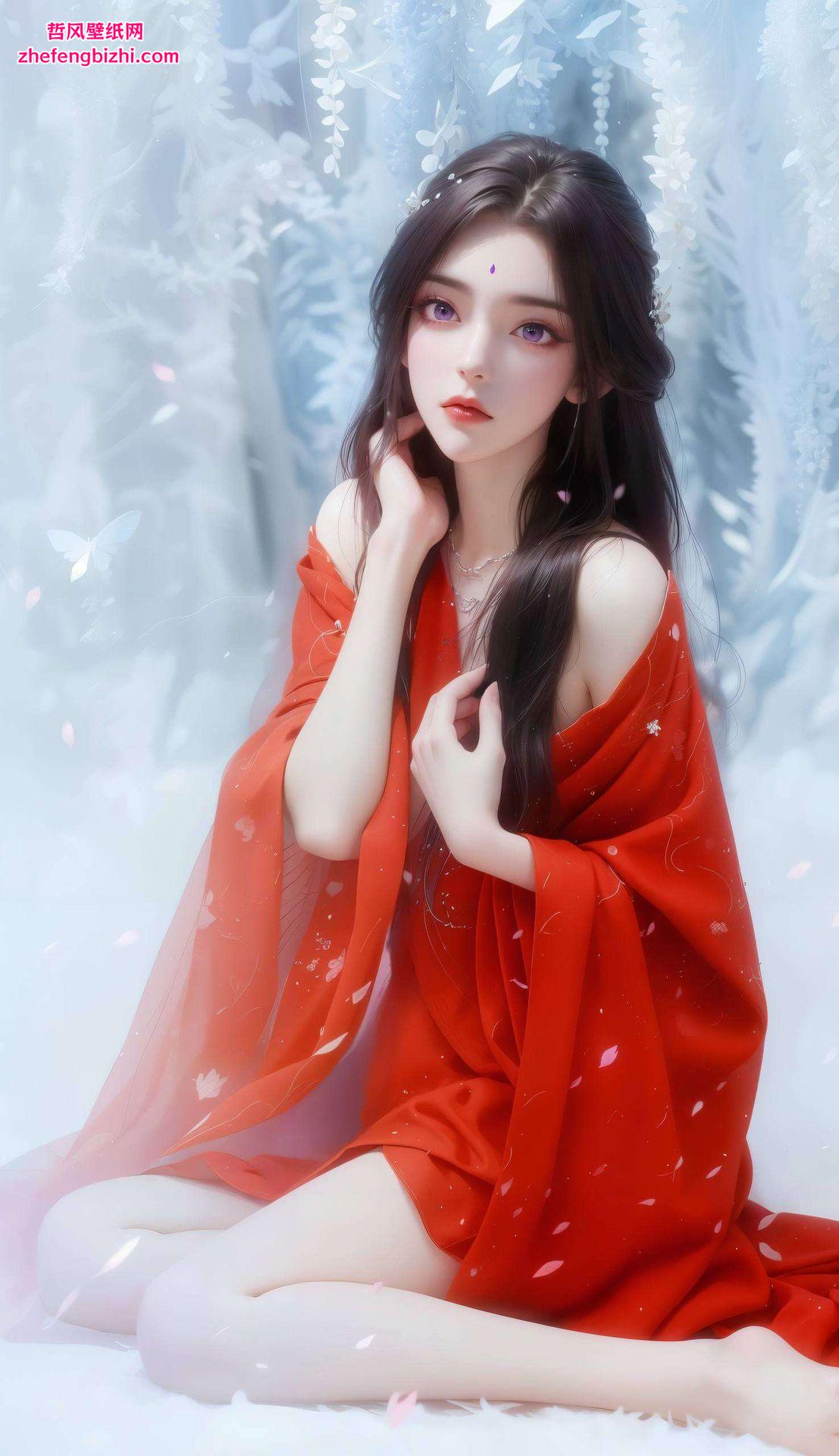 动态效果生动迷人以国漫美女月婵为主角