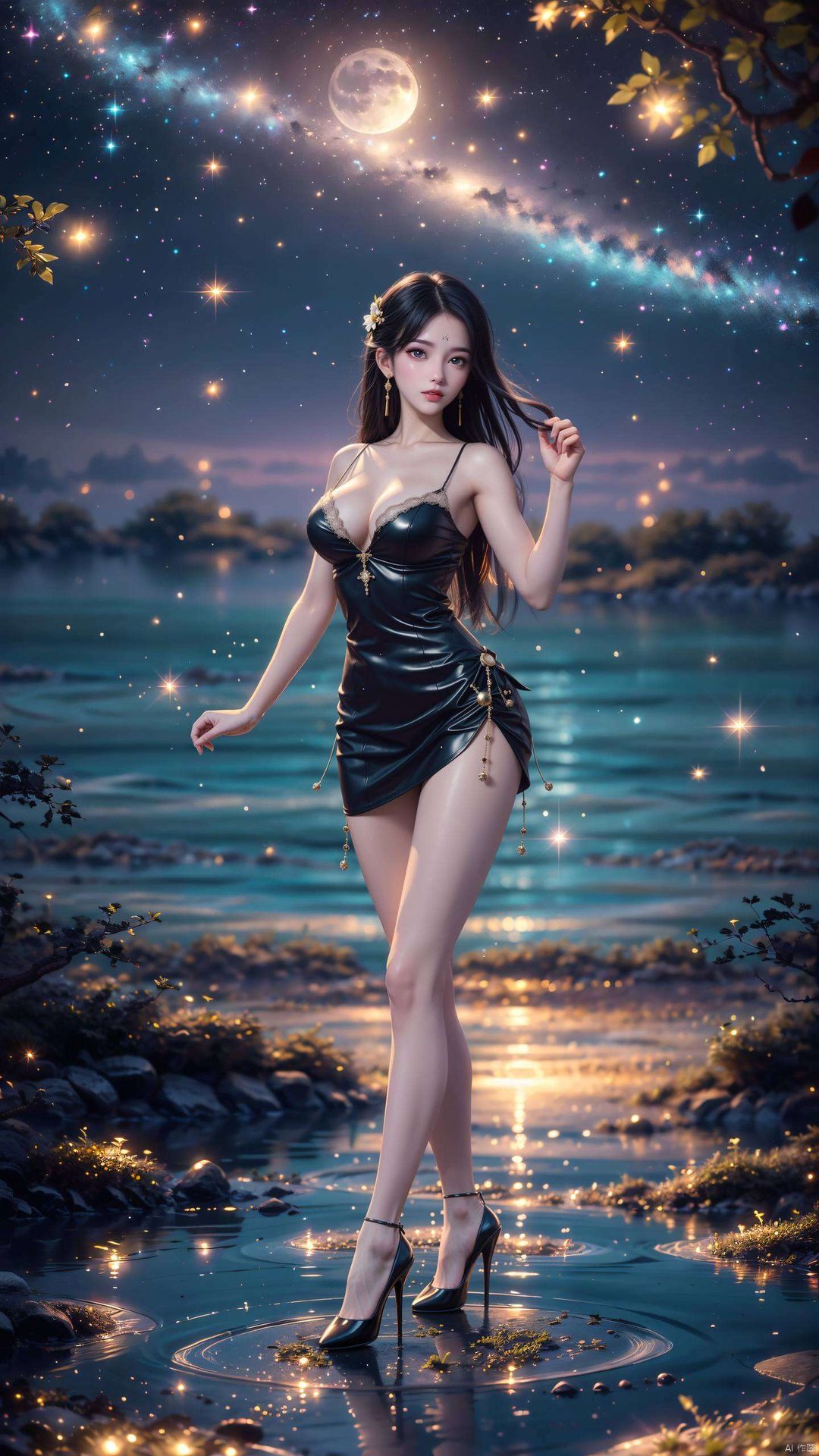 月婵的美眸如星辰璀璨石昊的坚定目光如夜空深邃