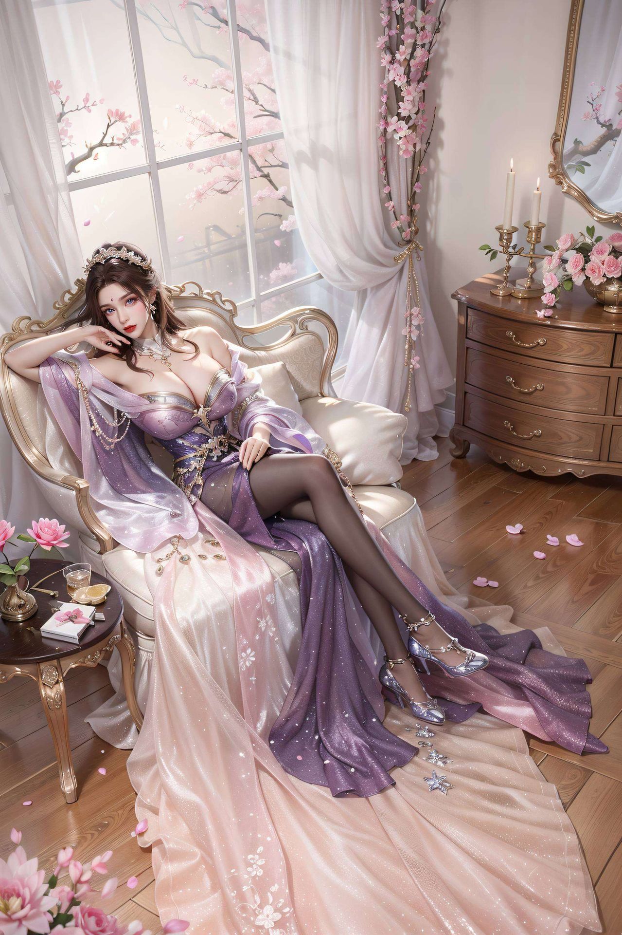 打造出清纯可爱的视觉盛宴以月婵图片为核心元素