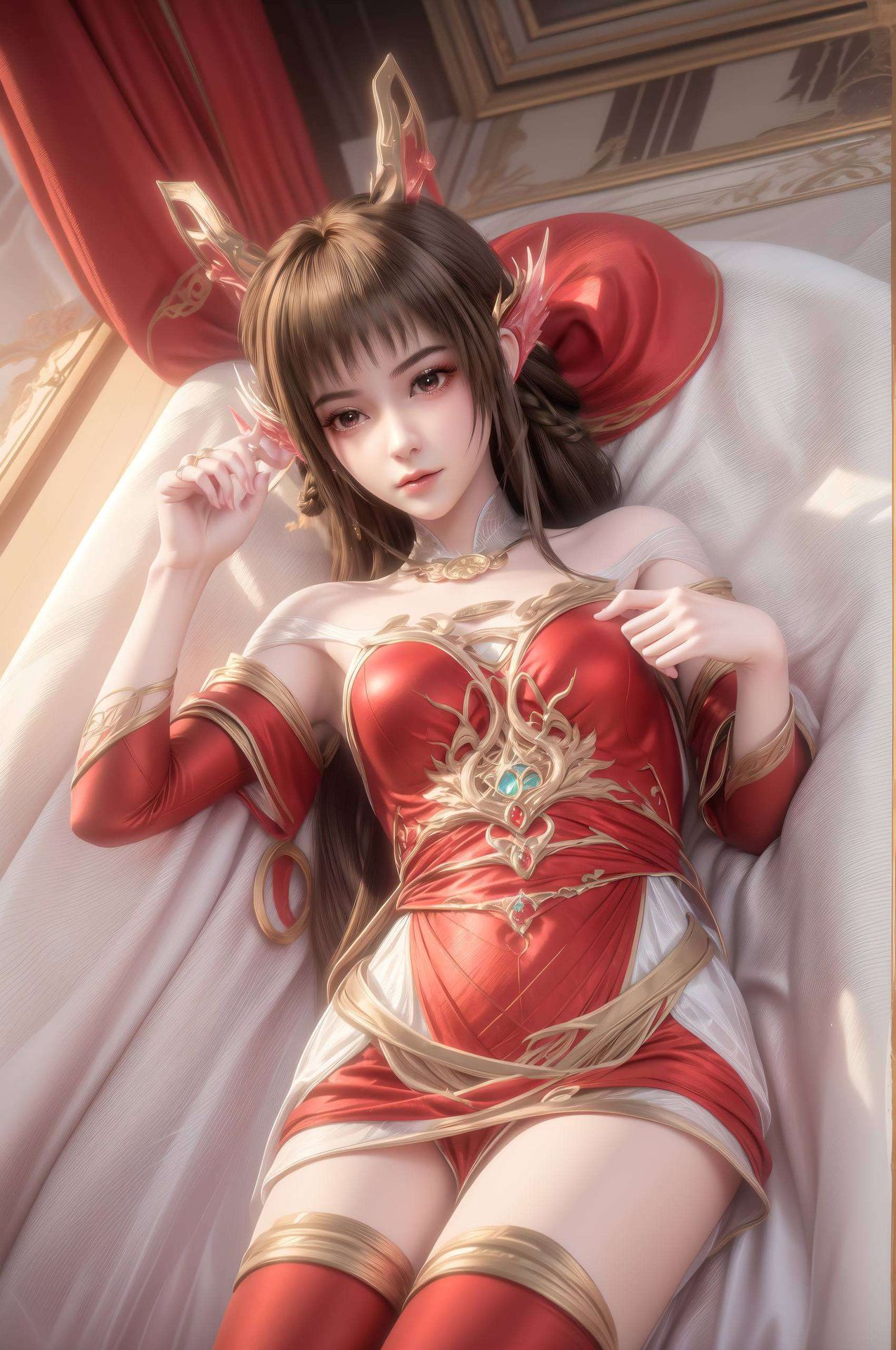 细节精致展现出国漫女神的独特魅力