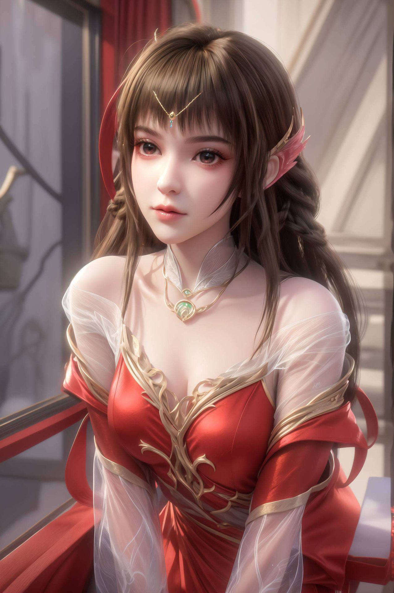 AI绘画为你带来独特的艺术享受尽显女神风采