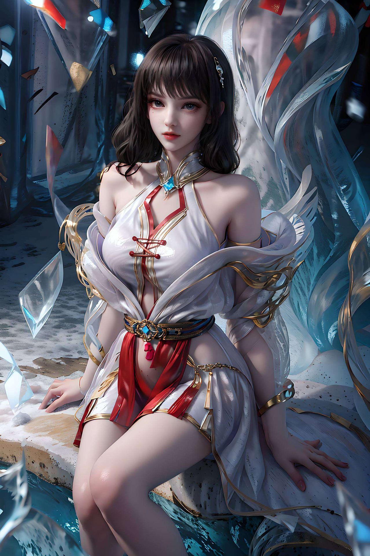 自然之美与少女灵动完美融合云落官方动态壁纸