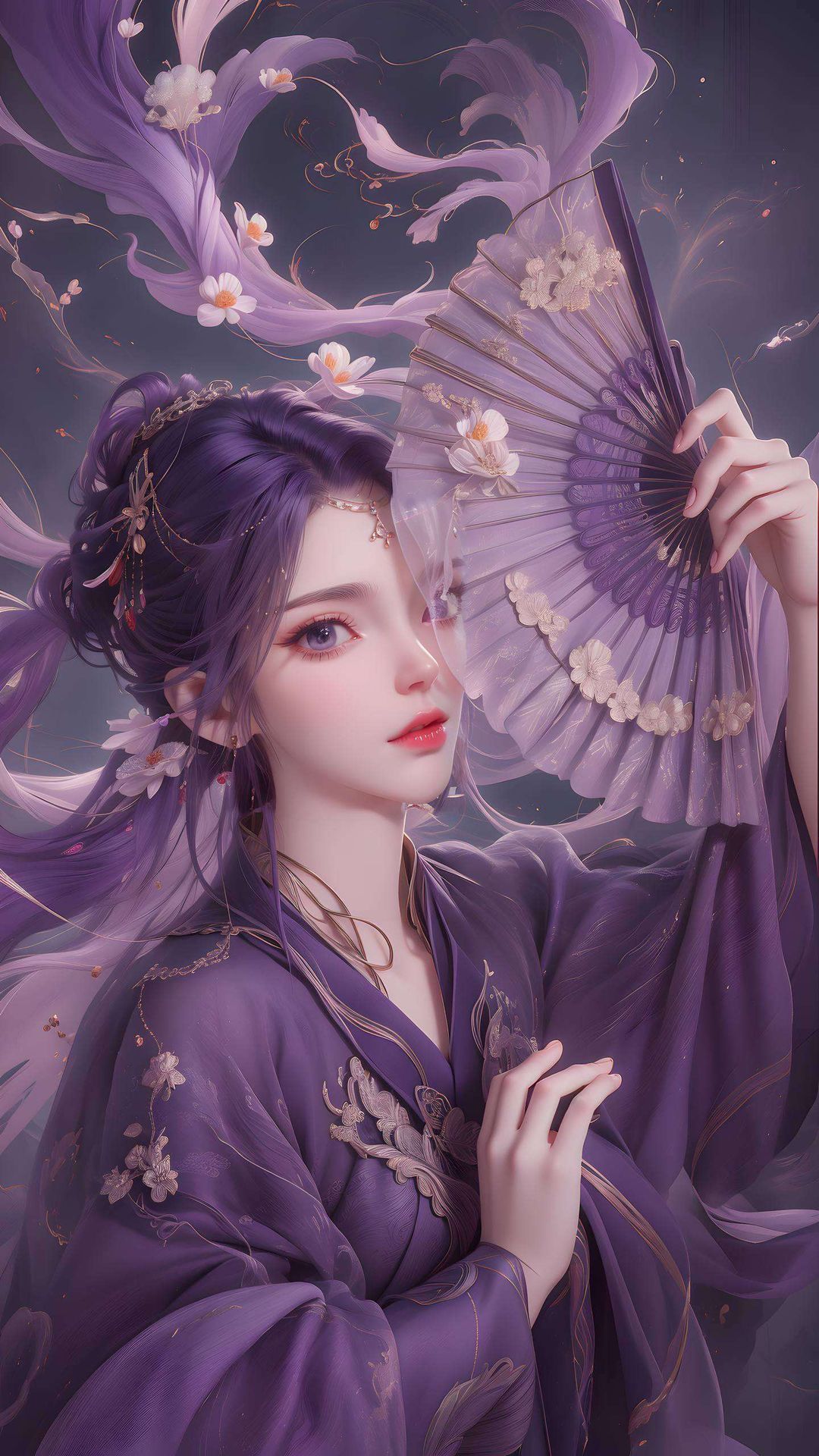 全身高清壁纸展现了她绝美的身姿红衣云曦