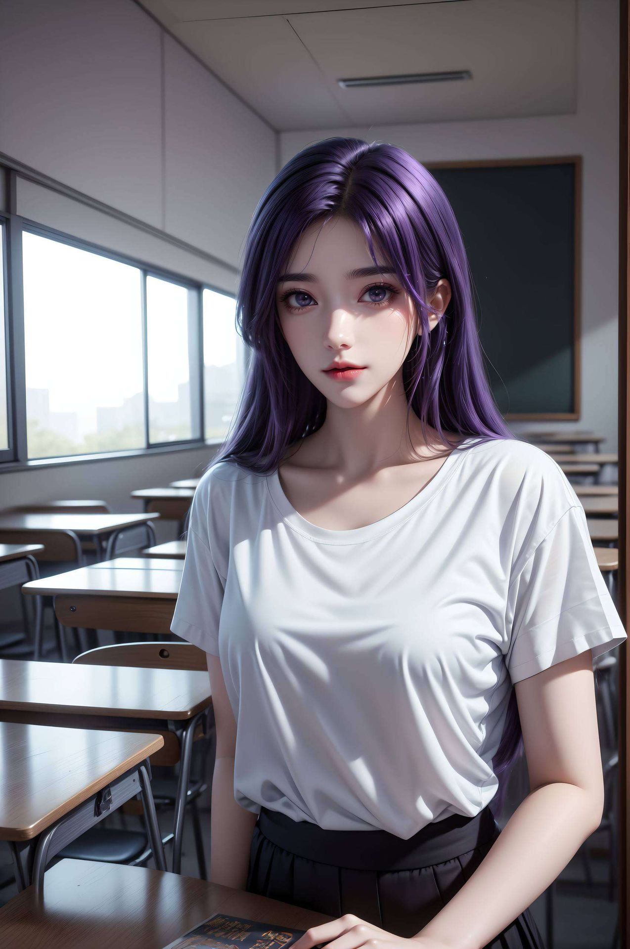 细腻描绘这款4K高清国漫女神壁纸