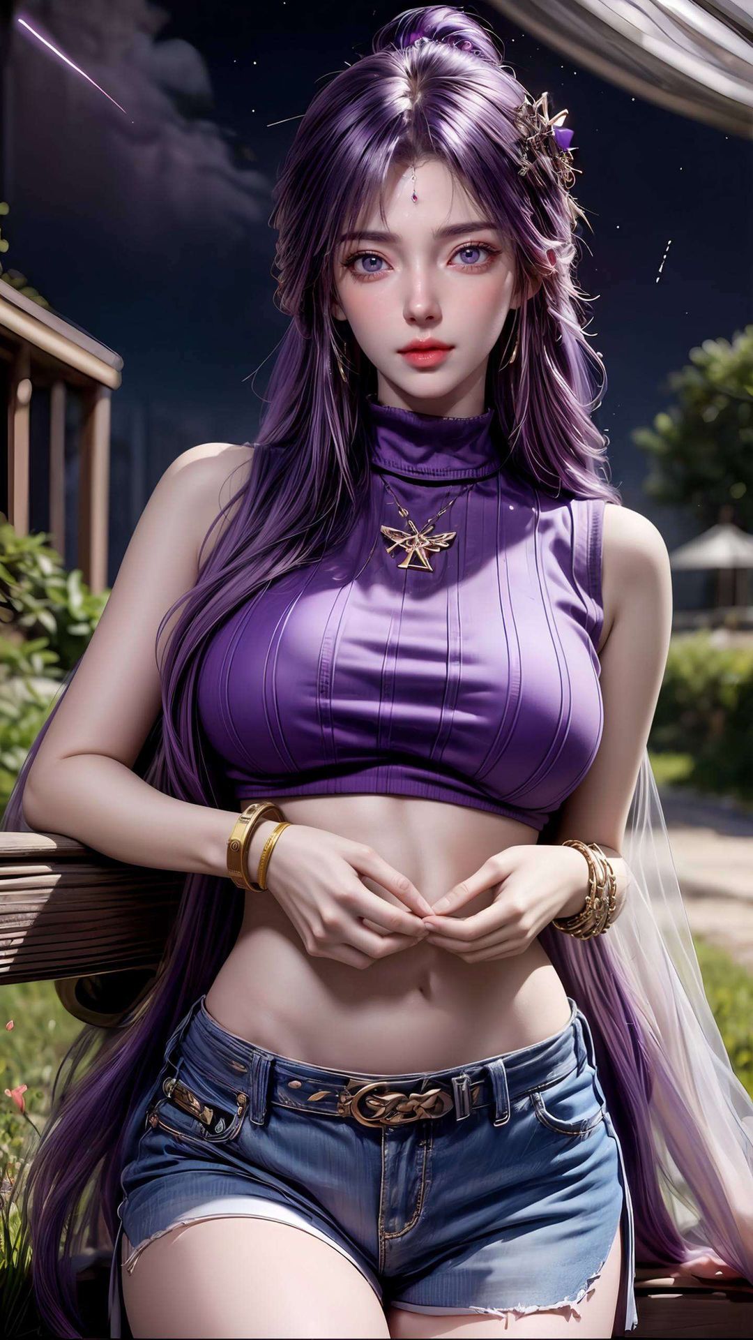 为你的设备添上一抹独特的风情4K平板壁纸上的她