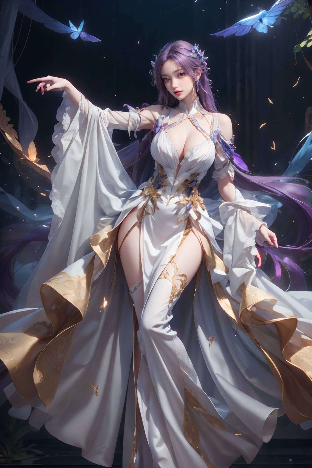 让云曦的美丽陪伴你的每一个瞬间跃然于4K高清艺术壁纸之上