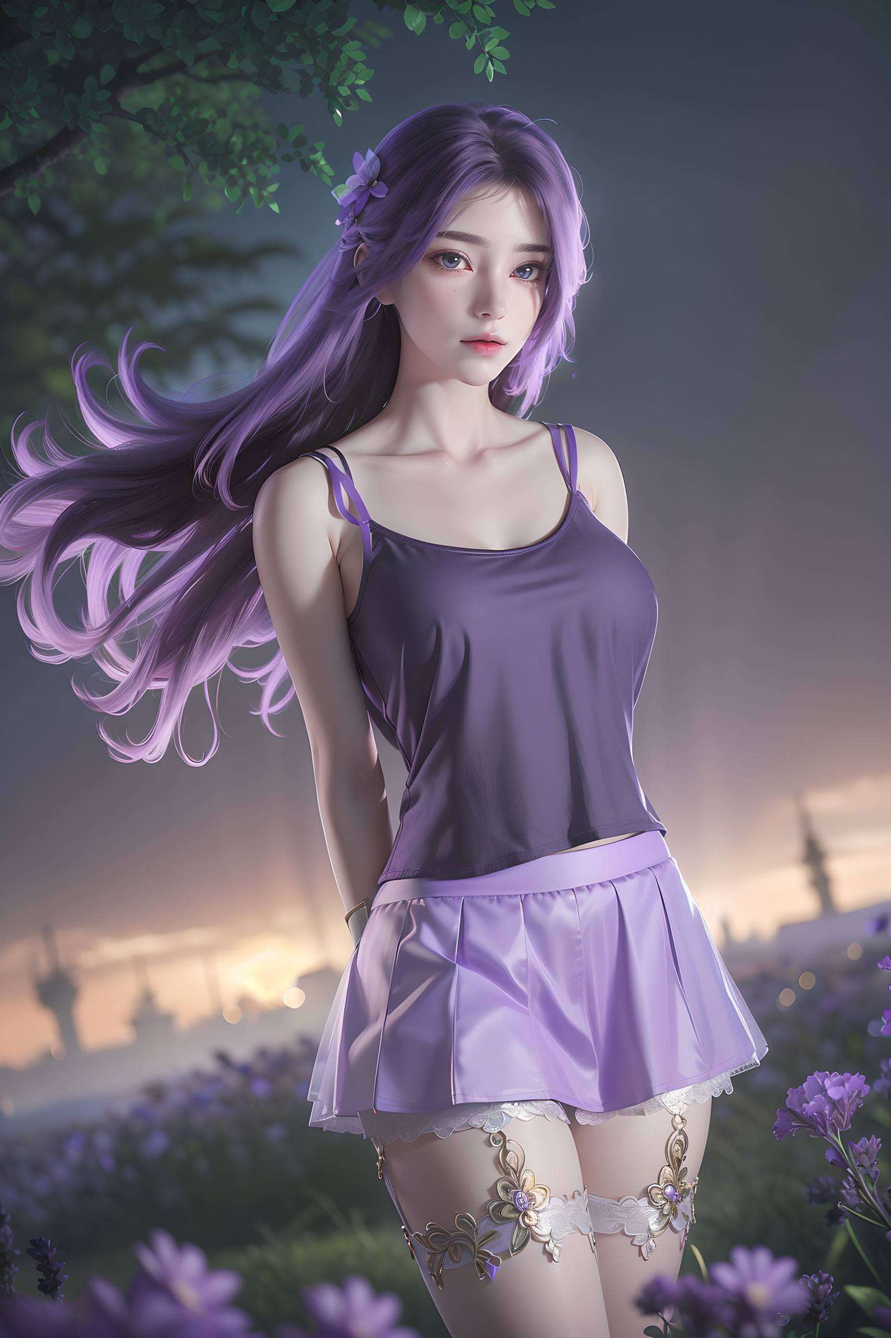 温柔而迷人将她的甜美笑容完美融入高清动态之中