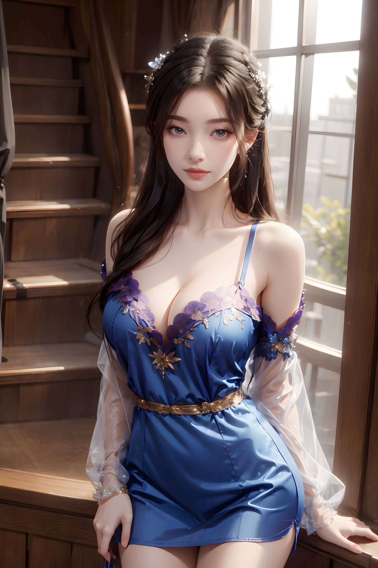 仿佛置身于绚烂星河之中如梦幻般绚丽