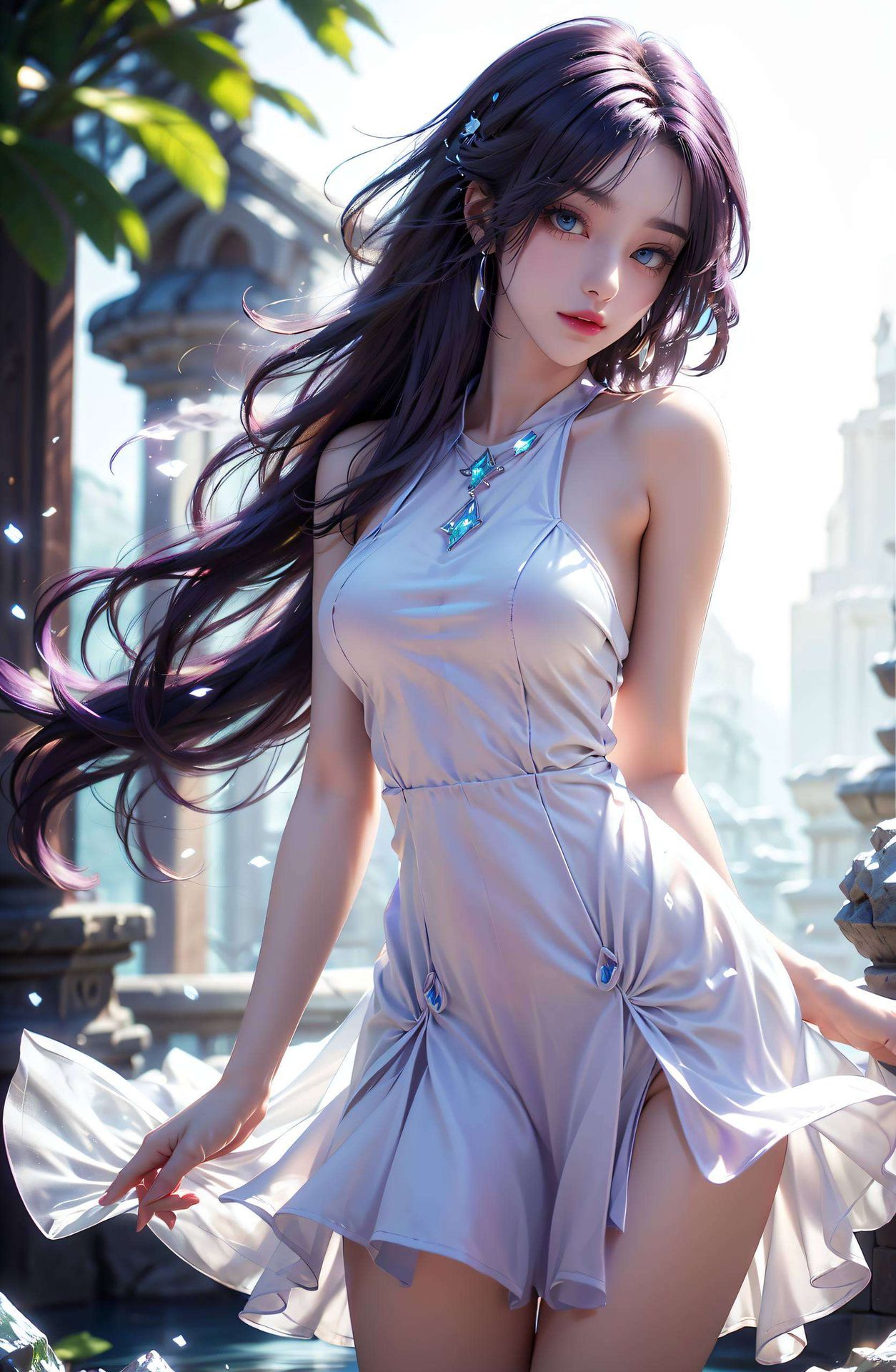 带你领略古典与现代交融的美感为你的电脑桌面增添一抹梦幻色彩