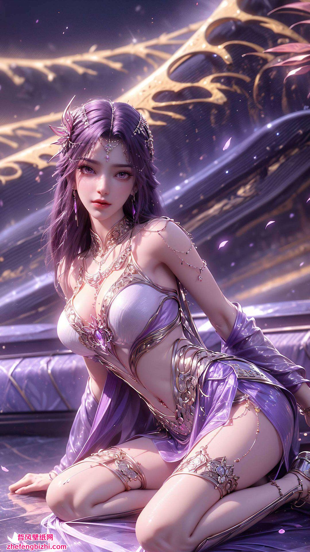 点亮你的视觉空间这位油画平板上的国漫美女