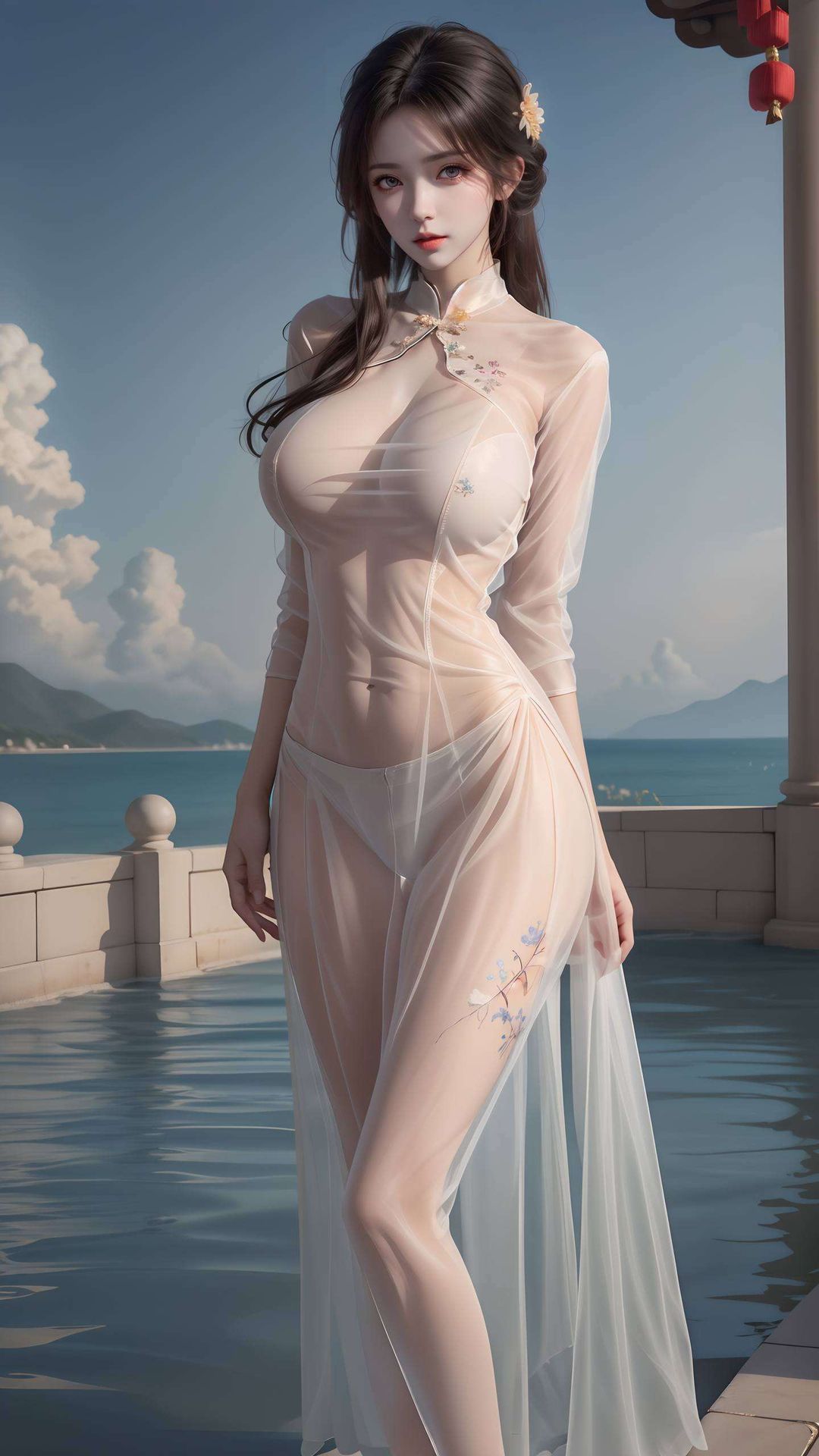 融合了东方元素的古典韵味这款1080p壁纸以国漫女生云曦美杜莎为灵感