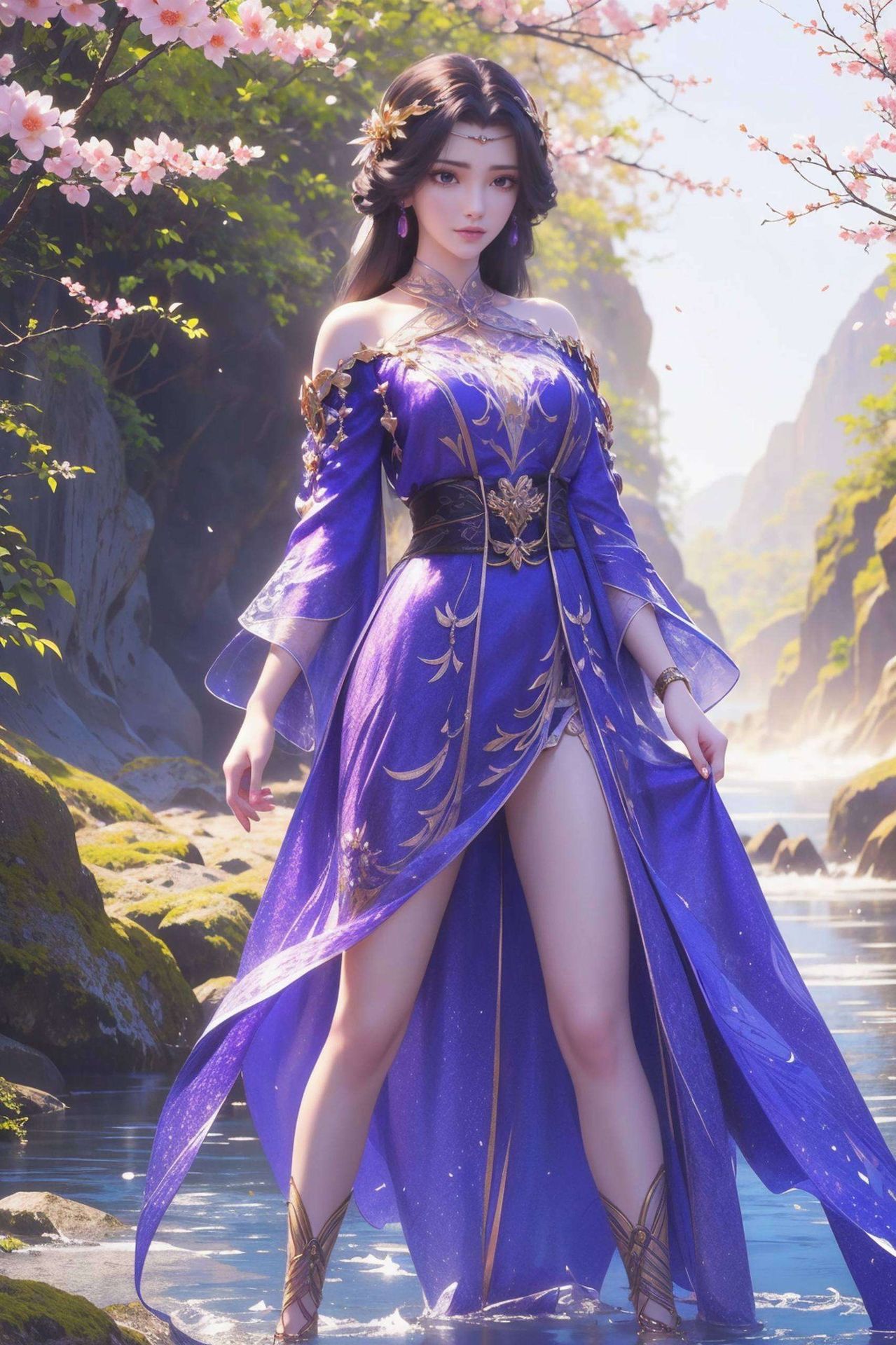 东方古典韵味与现代AI技术的完美结合细腻描绘每一丝仙气