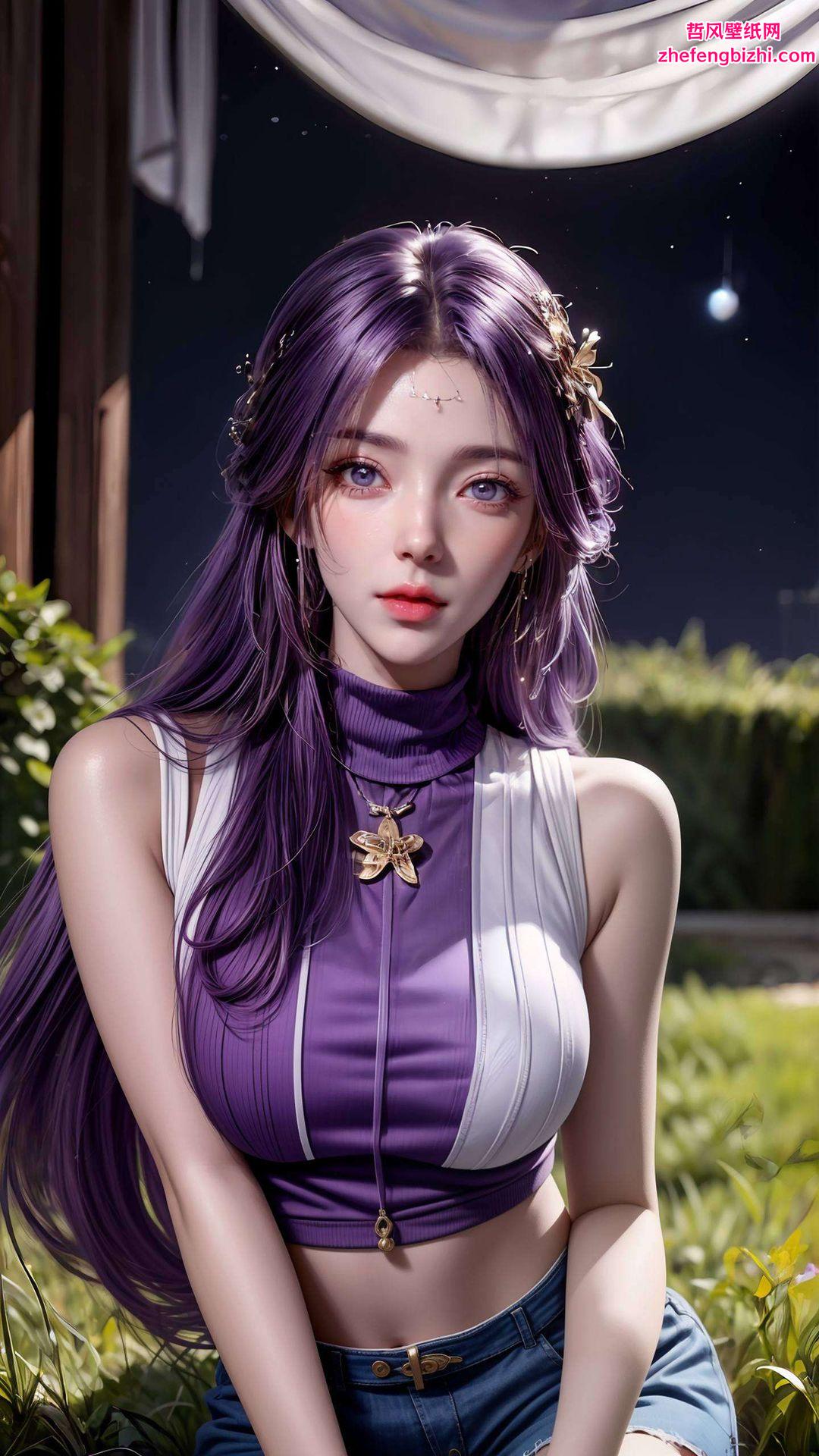 身着轻盈泳装绘制于细腻笔触之间的云曦