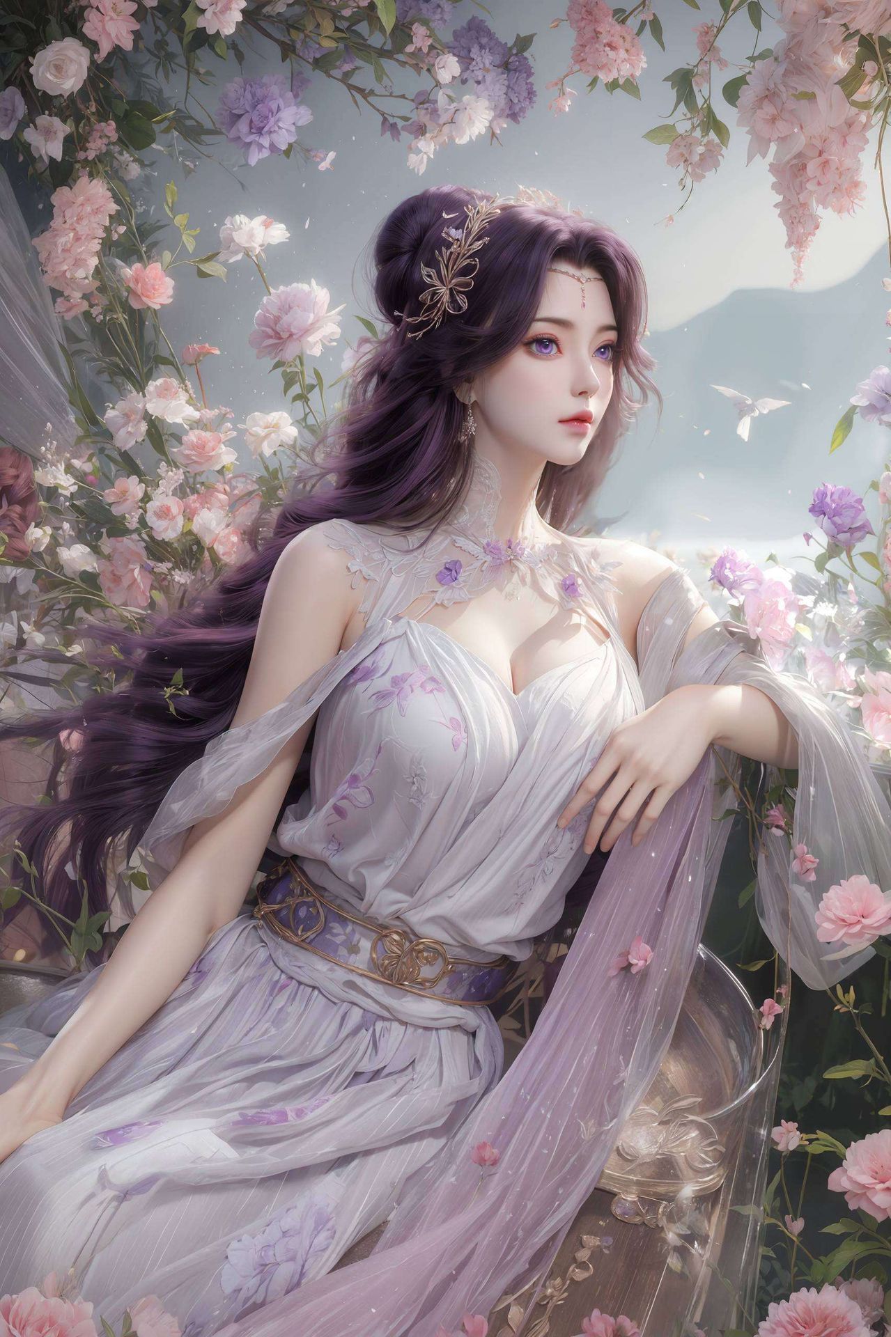 清新的色调、精致的细节云曦与石昊并肩而立