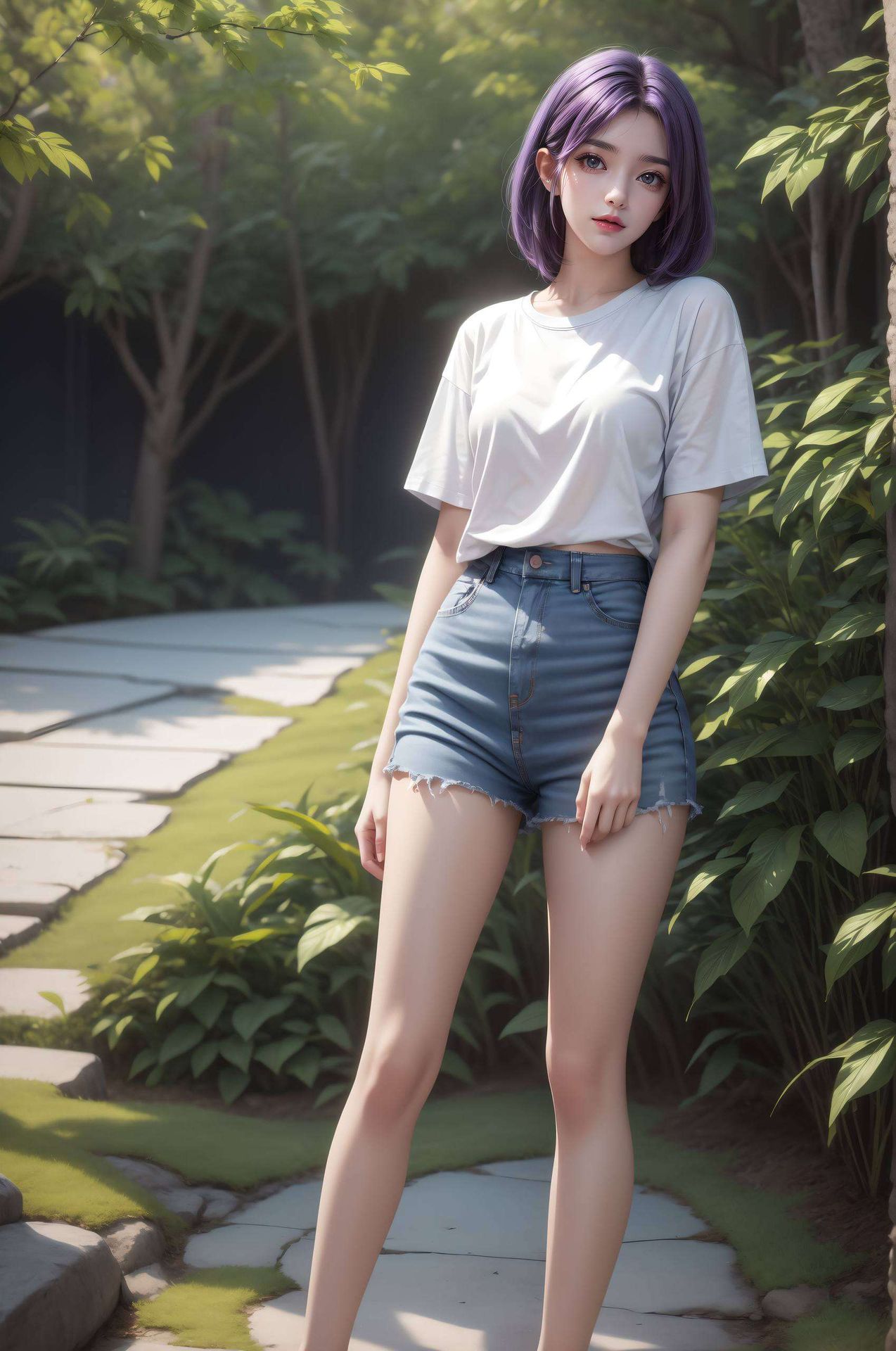 云曦壁纸如梦似幻石昊静静立于其后