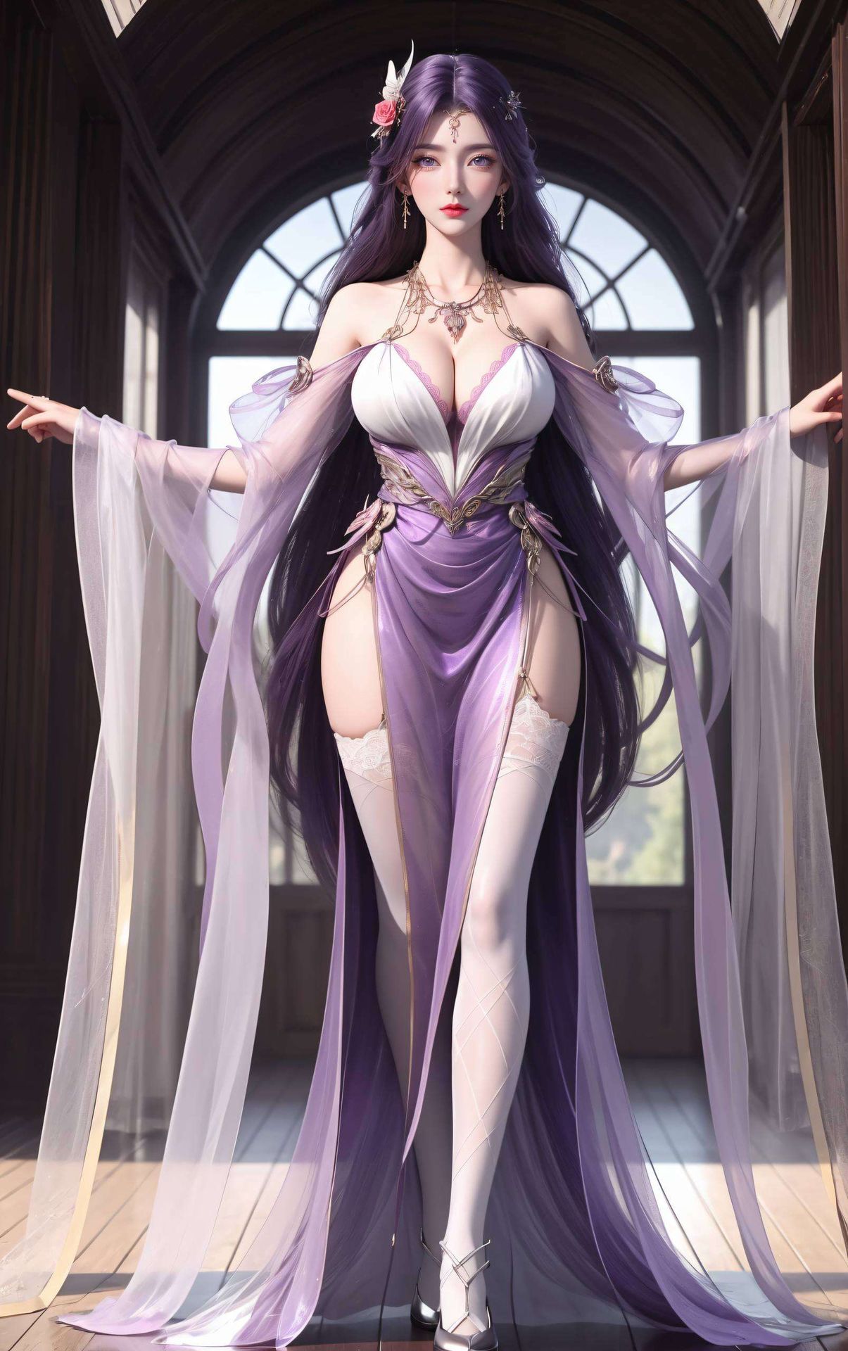 全屏展示AI绘画技术巧妙捕捉各种姿势素材