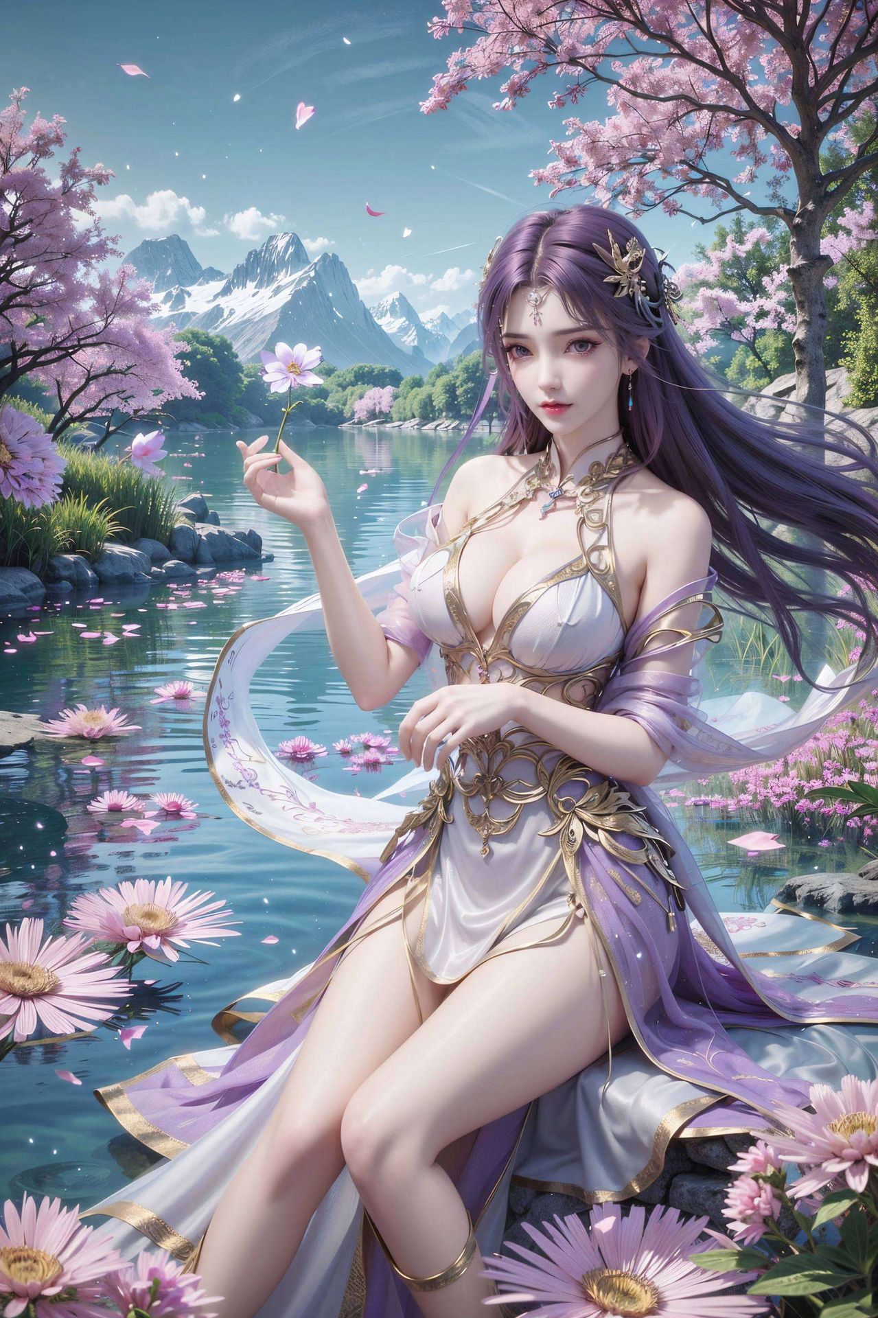 每一个动作都自然流畅壁纸上的色彩斑斓