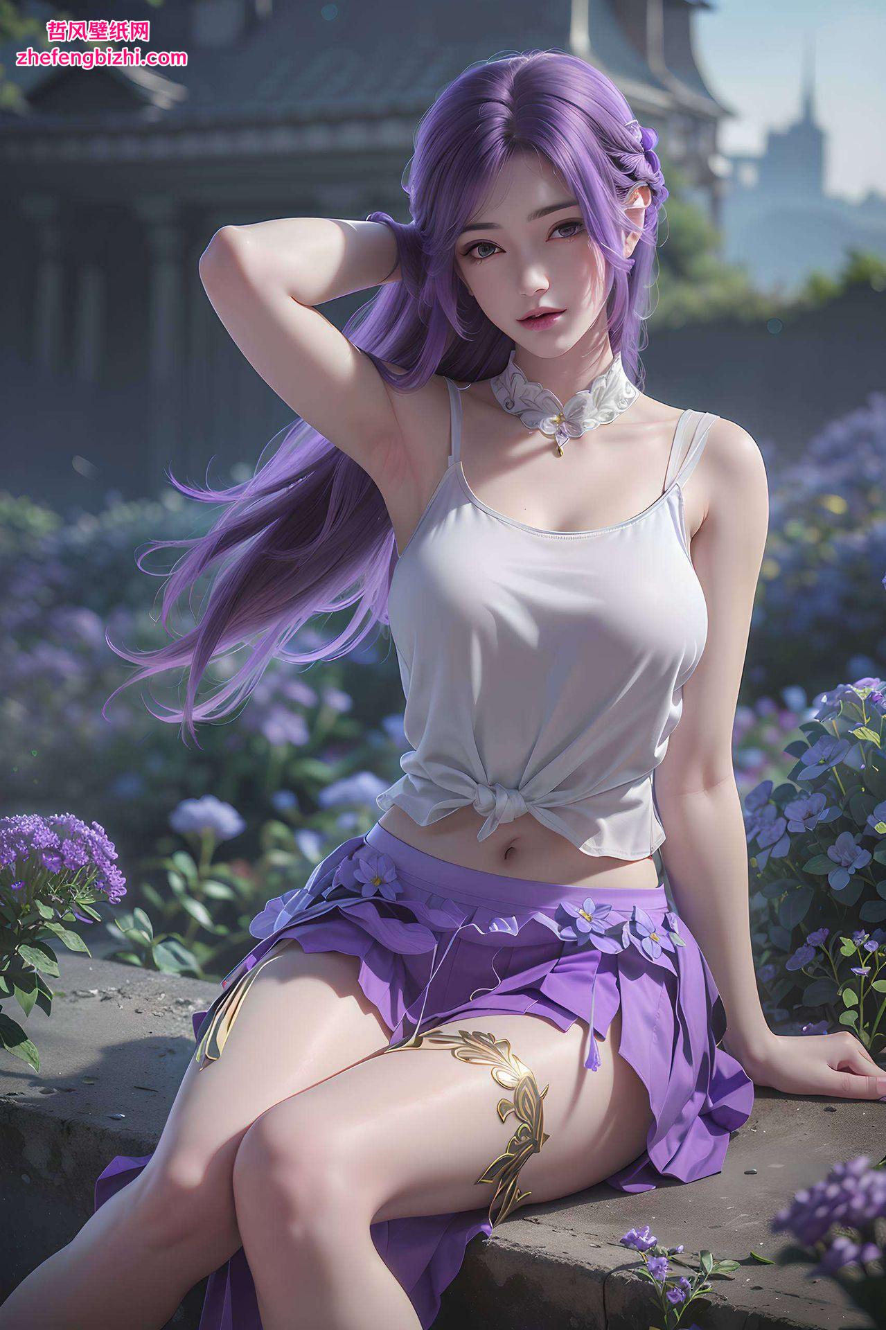 融合国漫美女元素都能感受到温馨与美好