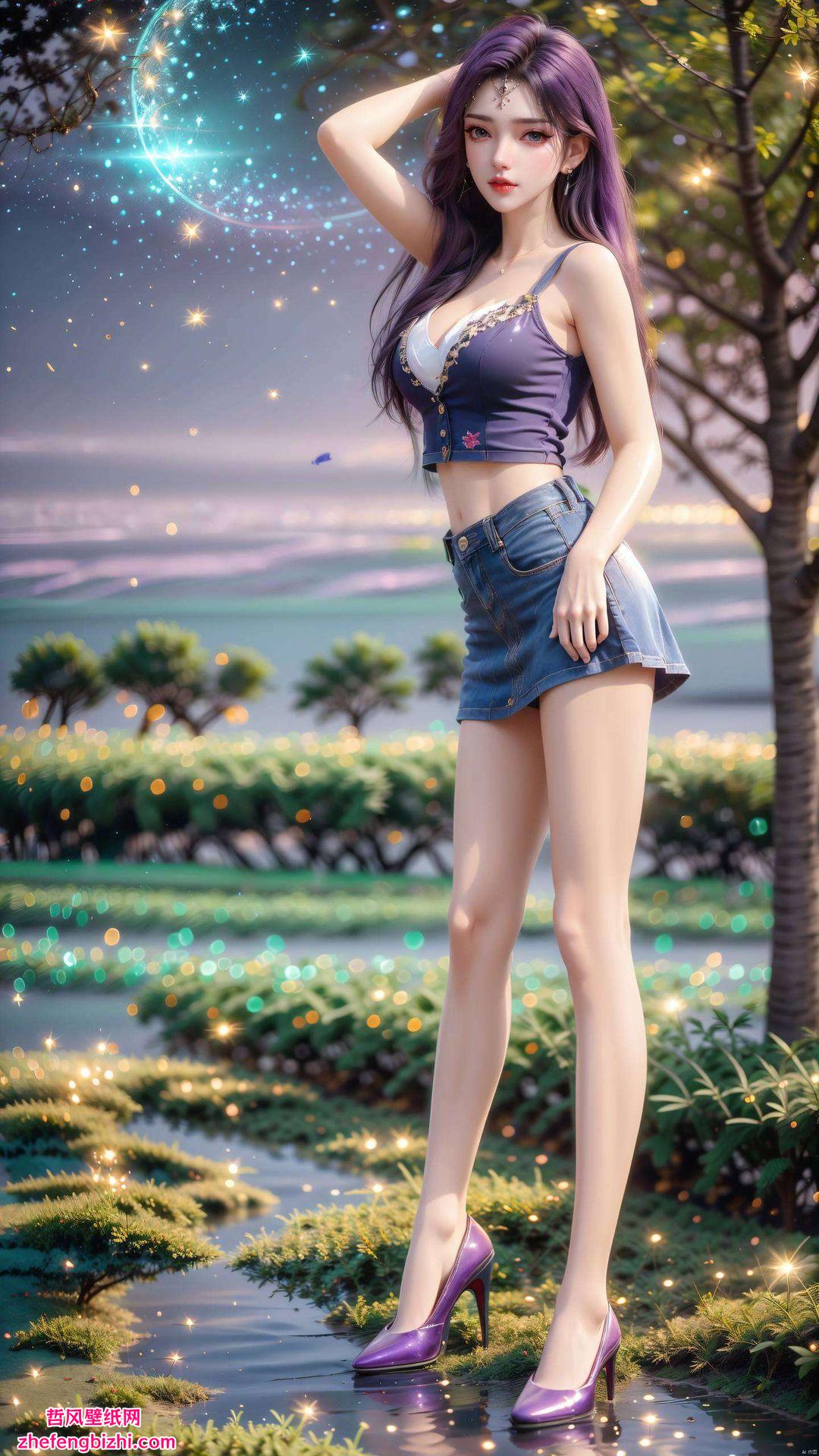 让你的每一次解锁都如置身梦幻仙境这位国漫美女的魅力