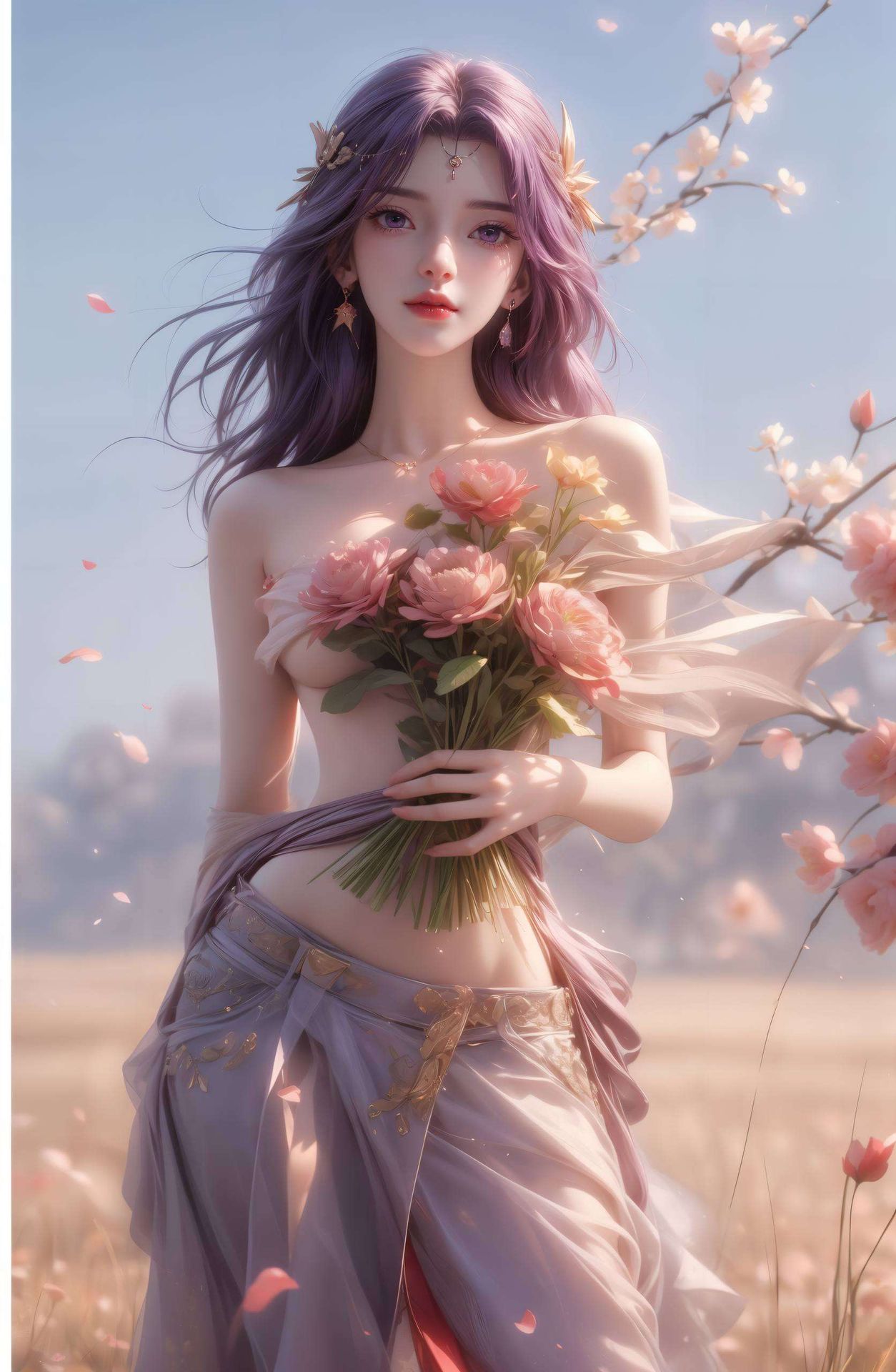 帝后云曦的高清壁纸图片显得格外引人注目缤纷的色彩与深沉的情感交织