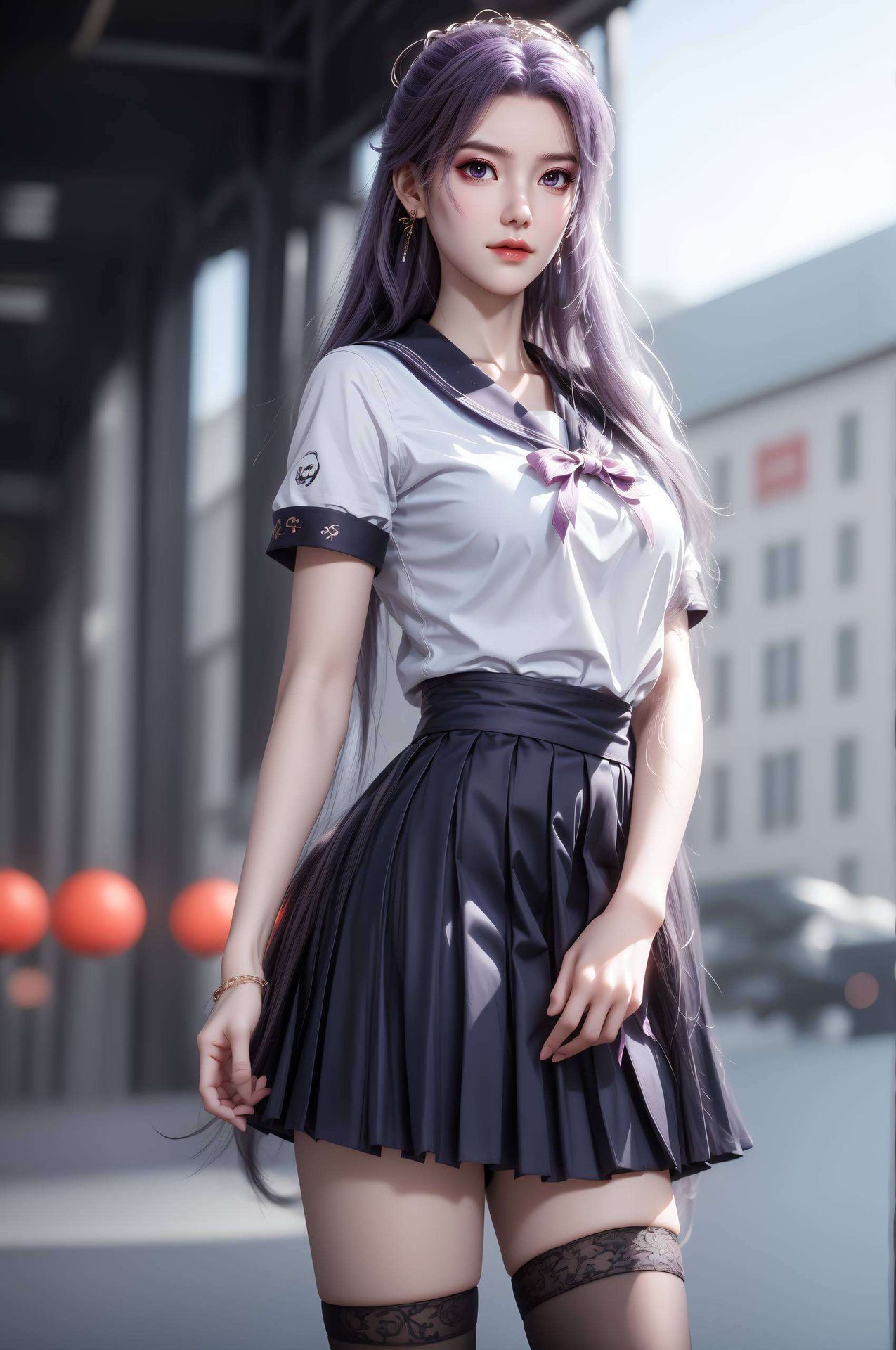 国漫美女的静谧魅力呼之欲出她眼神深邃