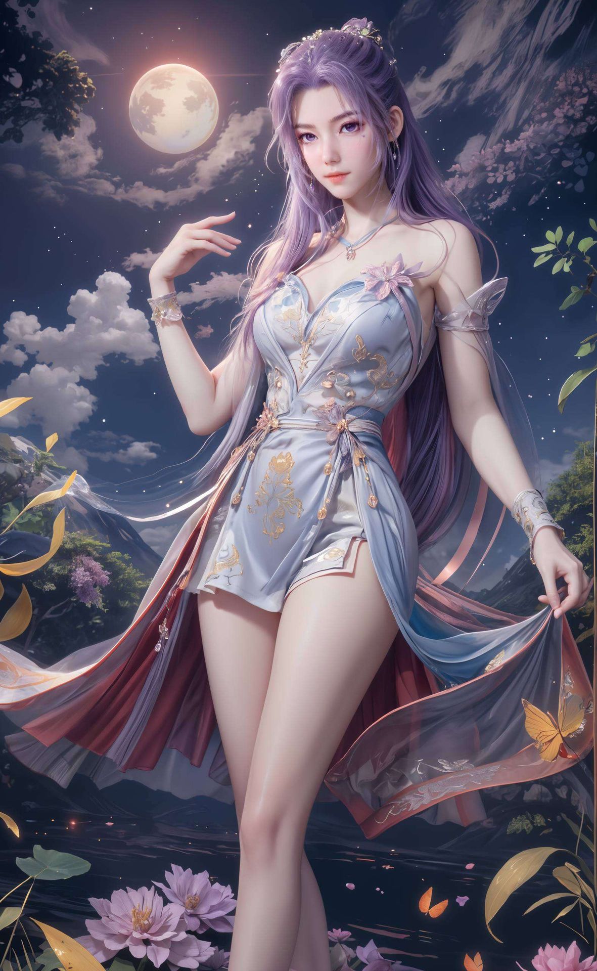 每一笔每一划都彰显着古风之美云霄全身壁纸在此