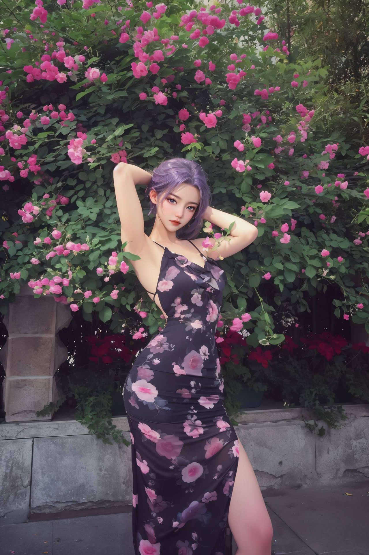 感受科技与艺术的和谐交融以国漫女主的灵动抽象线条为灵魂