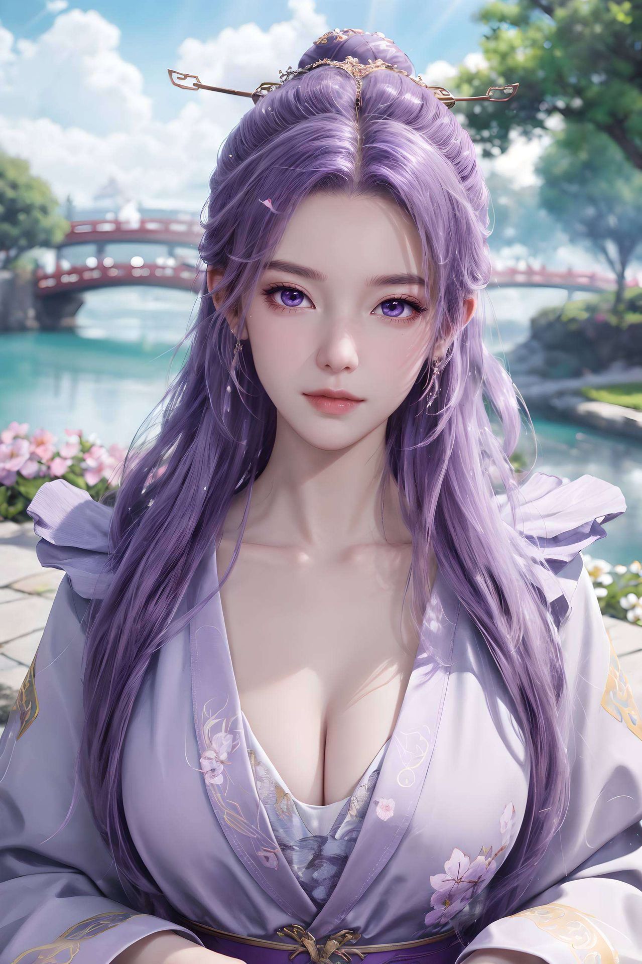 这款云霄超清图片动漫壁纸以4K高清锁屏壁纸的身份