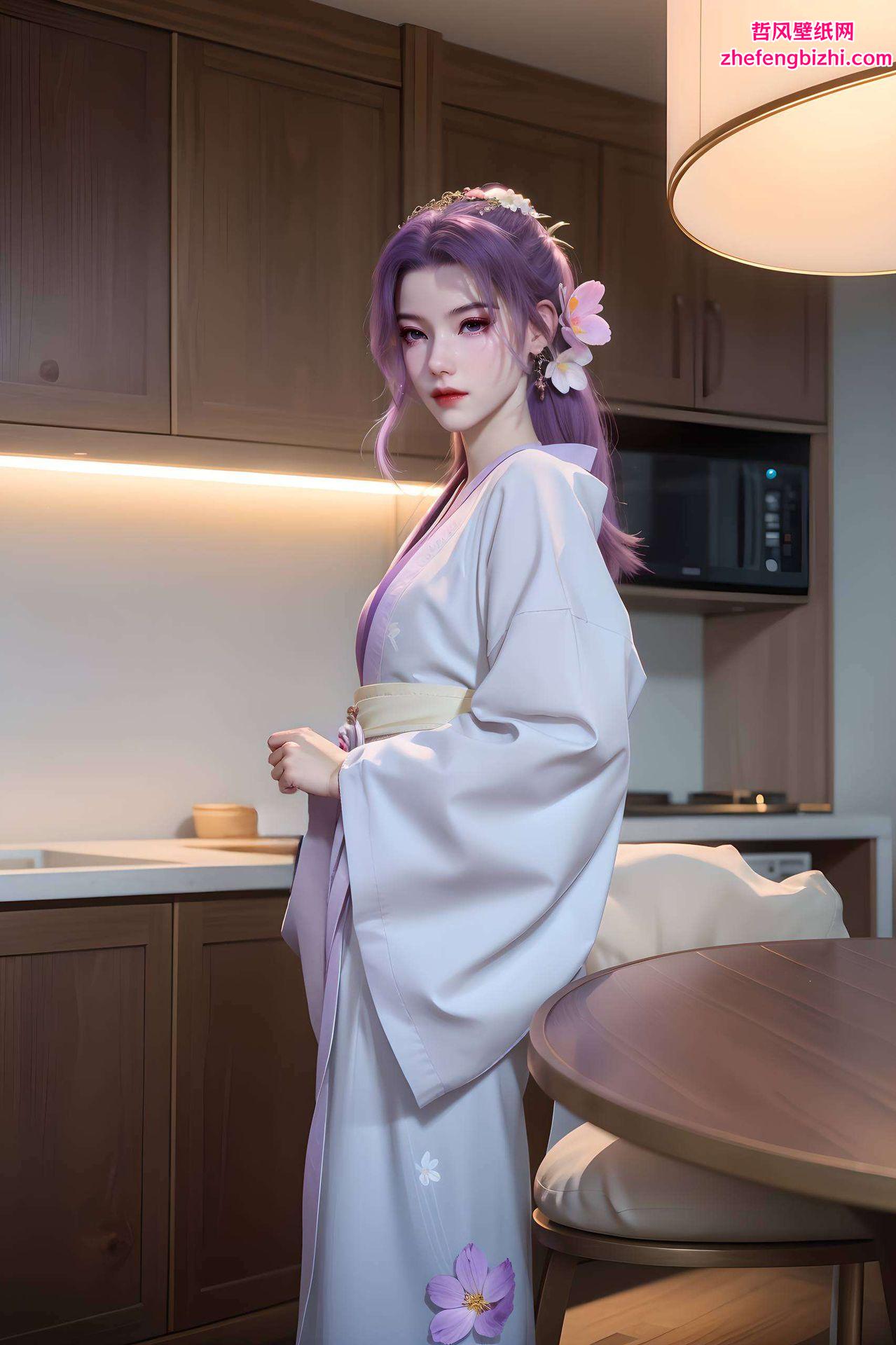 鲜明的色彩流畅的线条