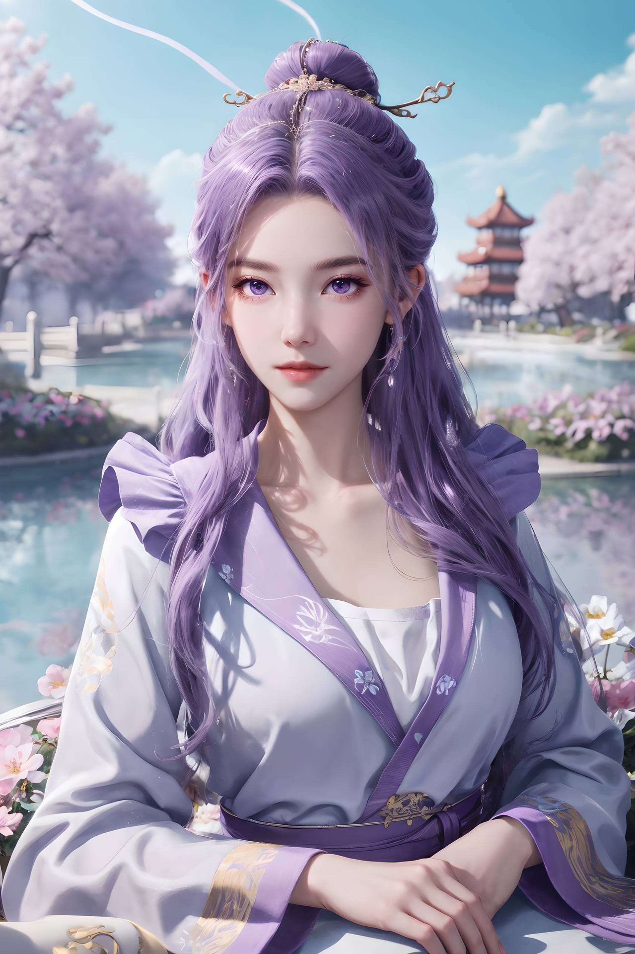 笑容温暖如阳光以梦幻4K高清1920x1080壁纸呈现