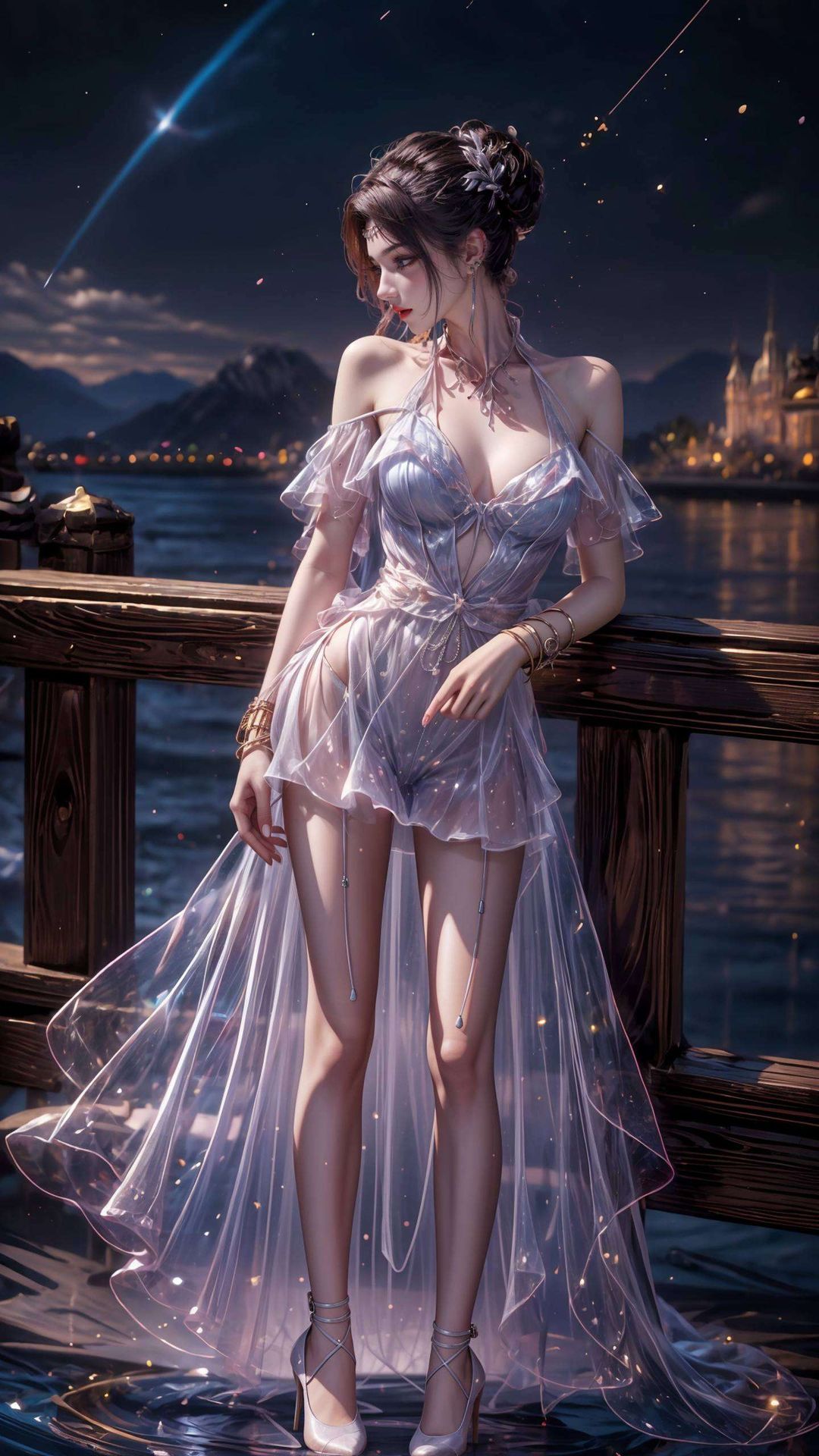 云韵这位国漫美女特别打造了电脑4K全屏视觉盛宴