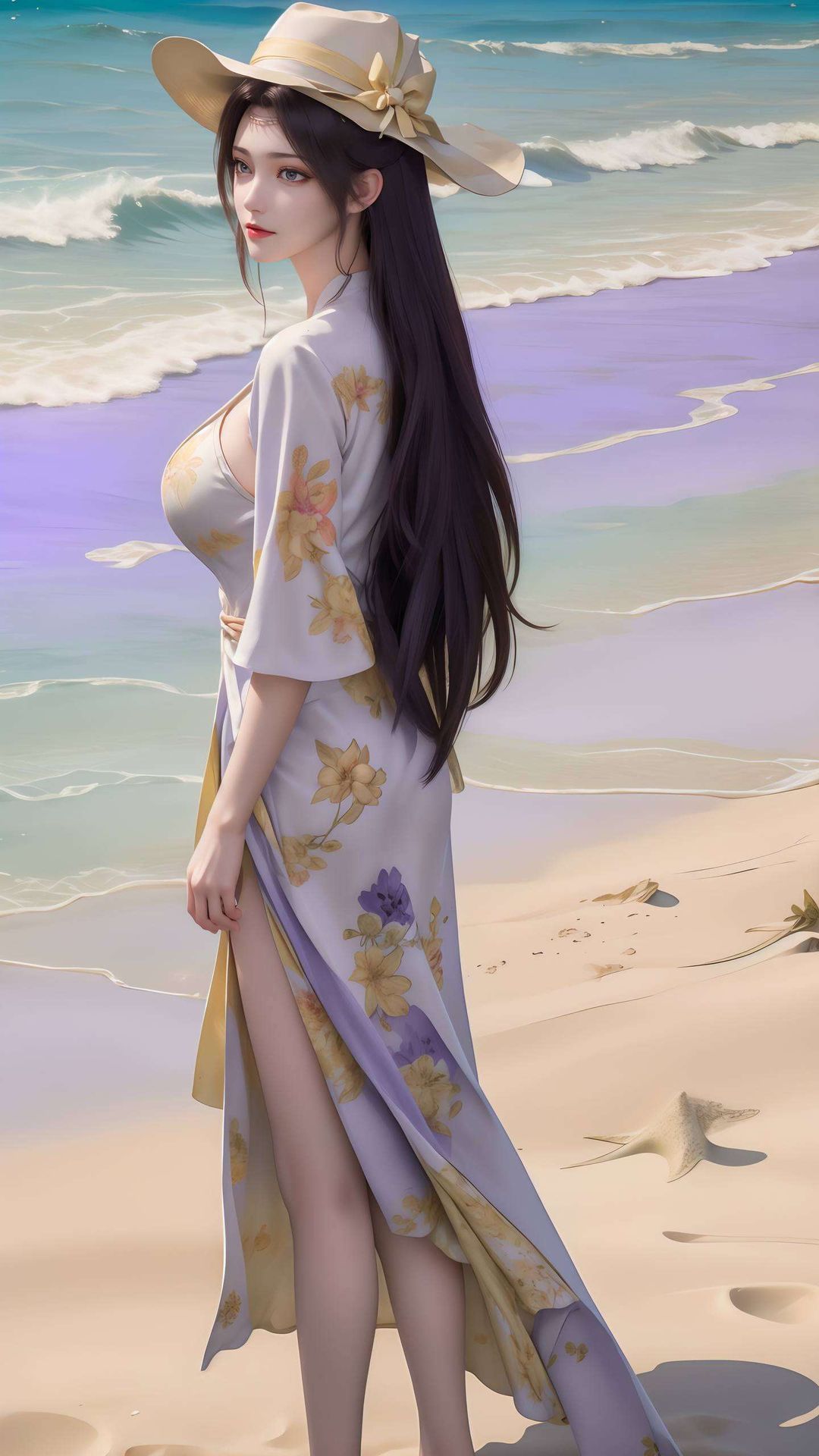 清新条纹如同微风拂过的琴弦在这片云韵绿色壁纸的柔软怀抱中