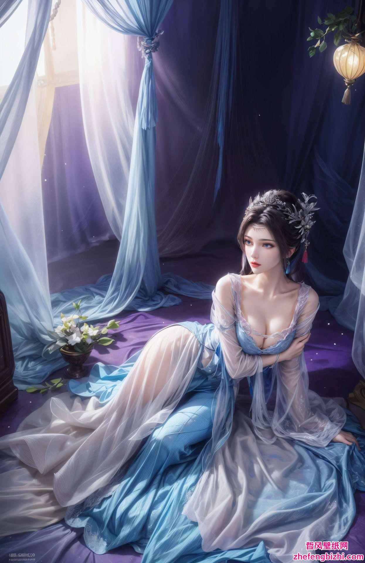 这幅IPAD漫画壁纸将传统壁画与现代艺术完美融合以细腻金属光泽勾勒出云韵成亲的浪漫瞬间