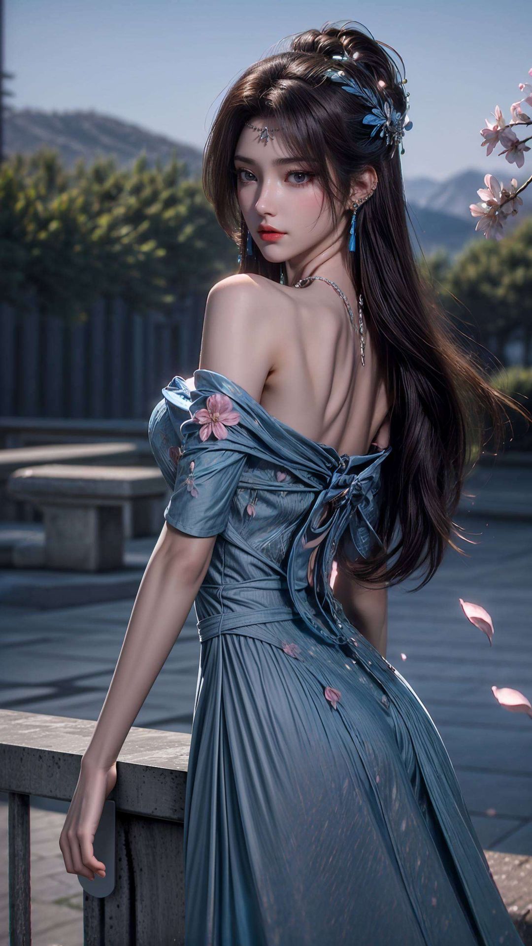 为你的平板带来超高颜值的视觉盛宴这款AI绘画全屏壁纸