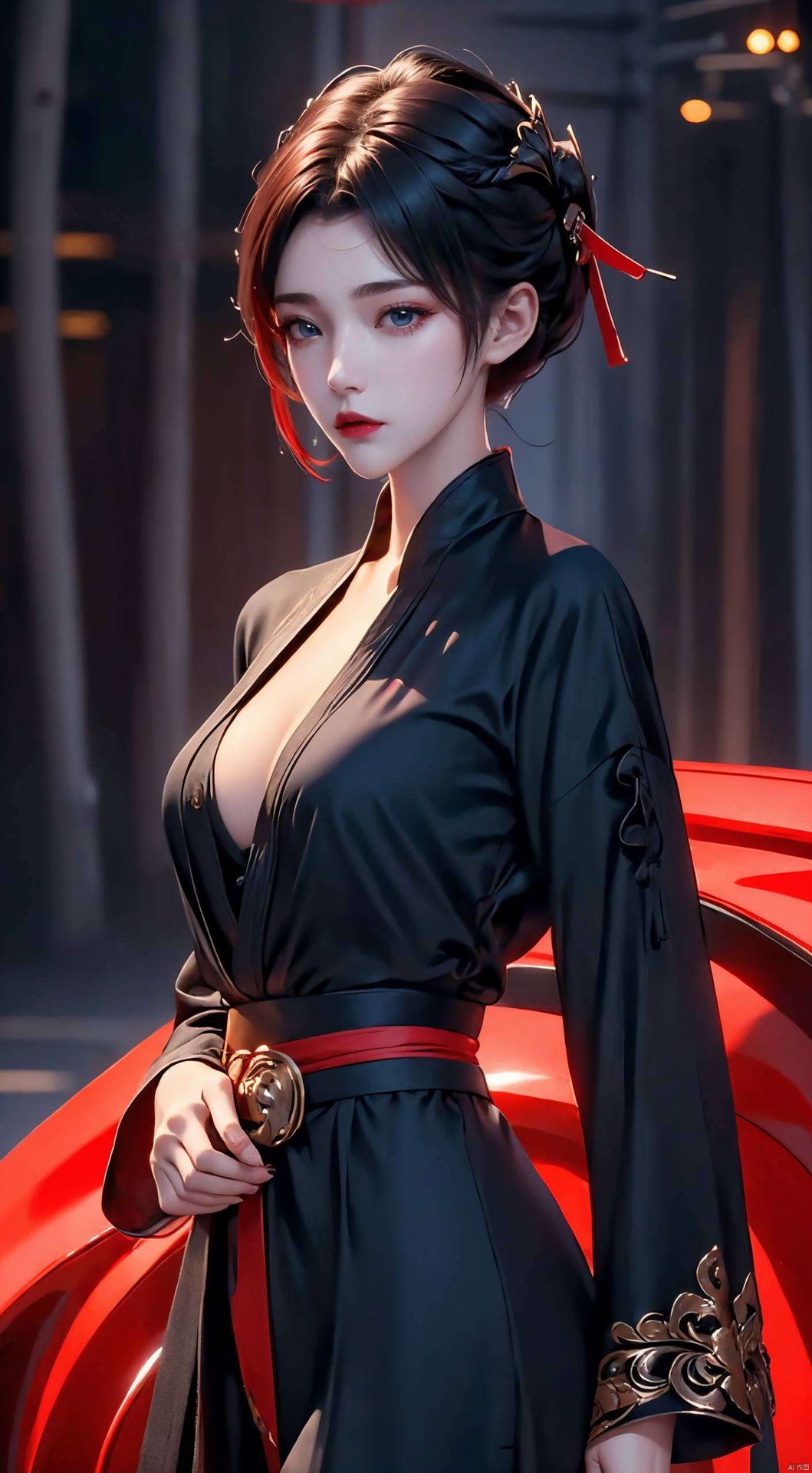 高清细腻的云韵照片映衬出苹果AI美女的灵动风采