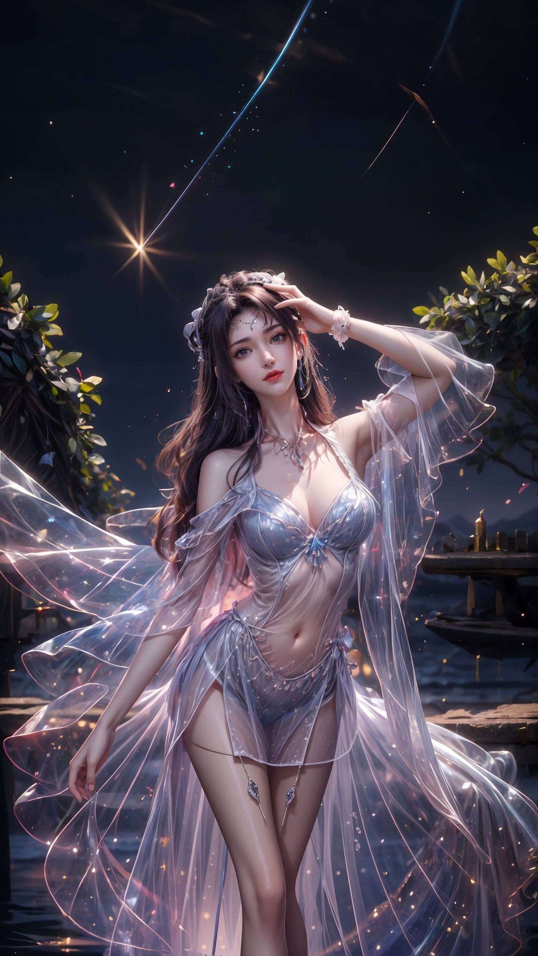 以云韵御姐的优雅形象为核心融合细腻的碎花元素