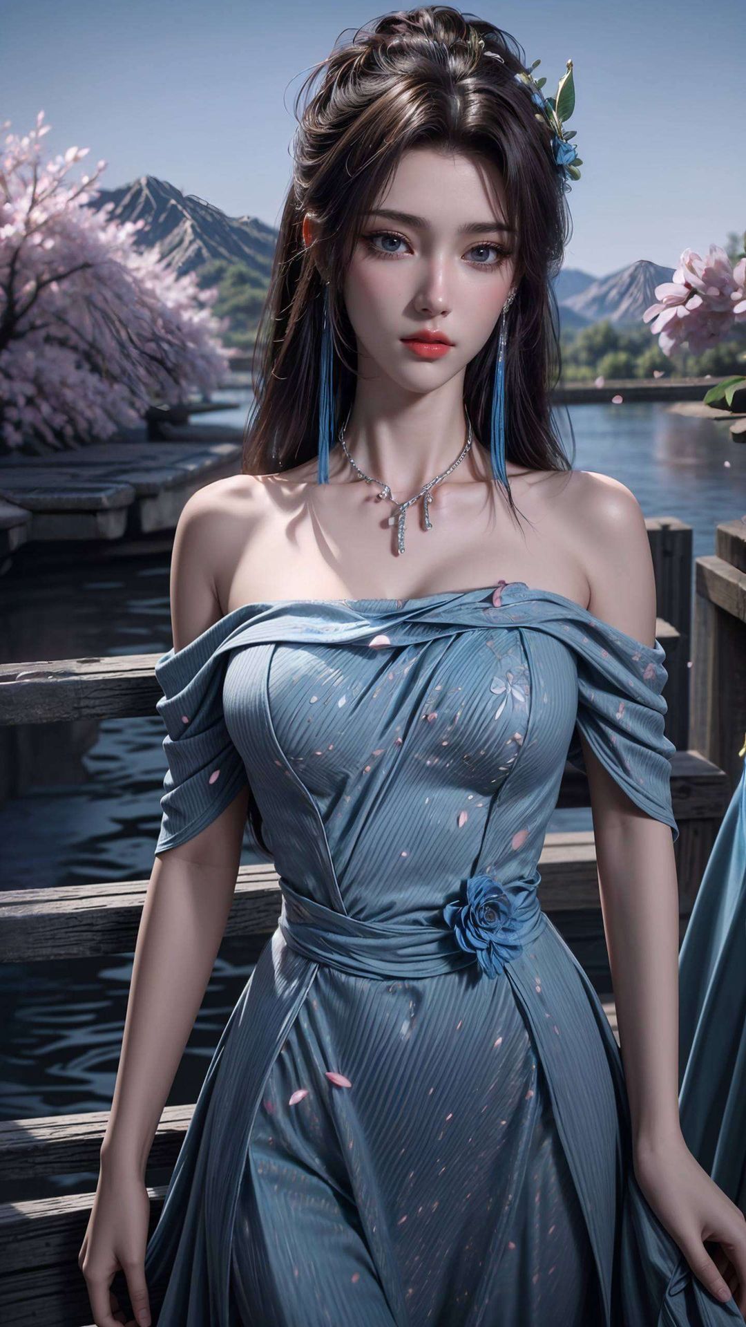 这幅【动漫壁纸美女云韵】2560p高清壁纸高清画质