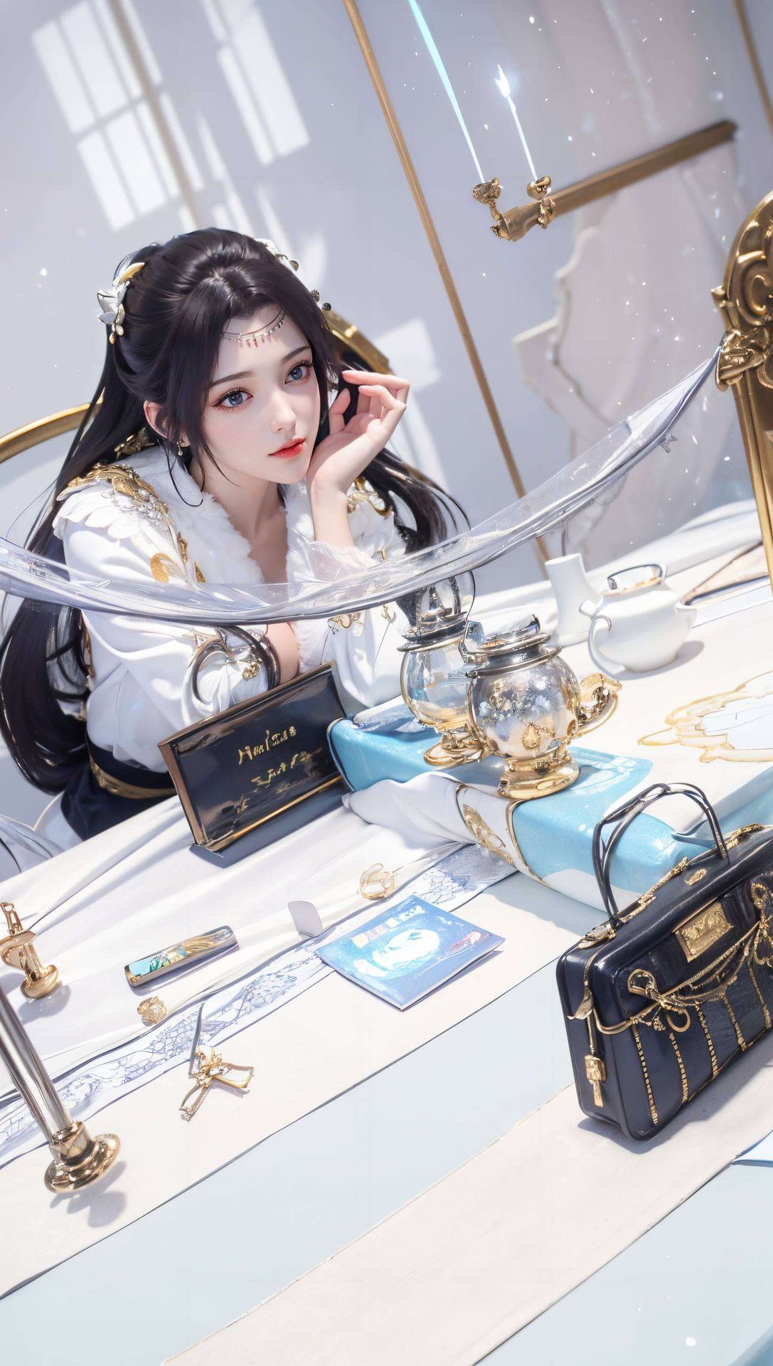 这位国漫美女为你的日常增添一抹别样风情