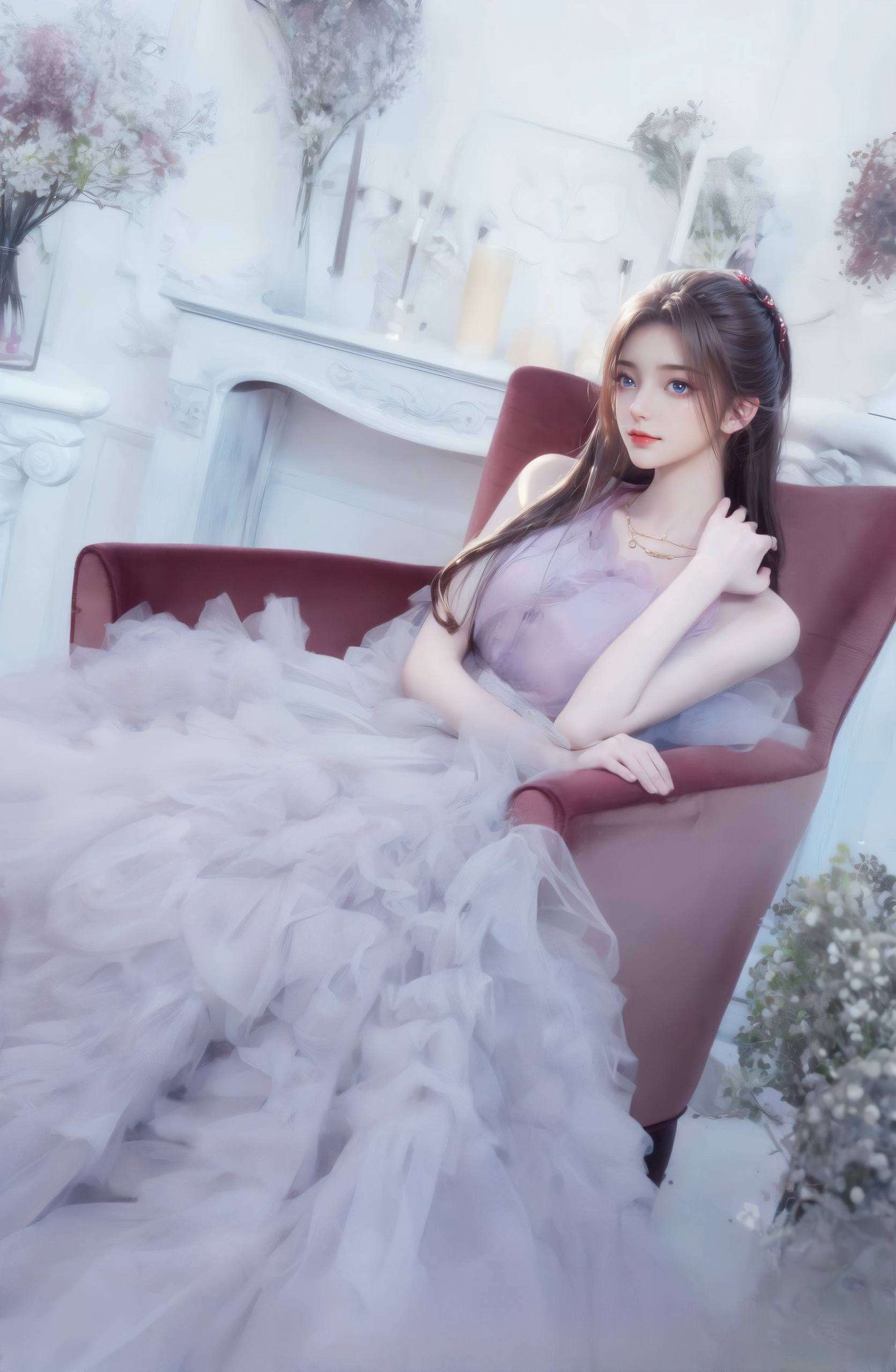 无水印的设计她的每一个神态都被高清AI捕捉