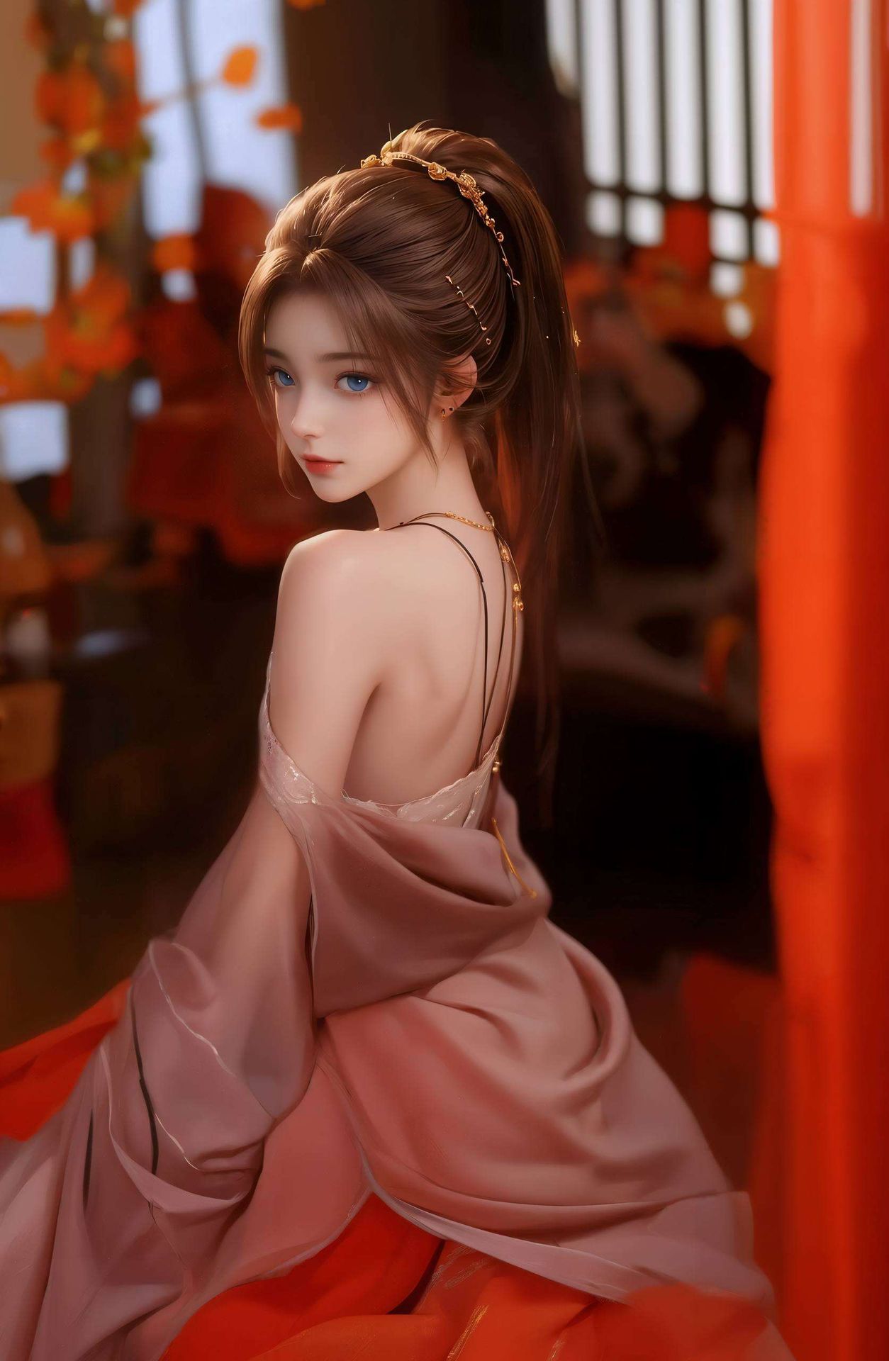 以诛仙中的周小环为主题高清画质