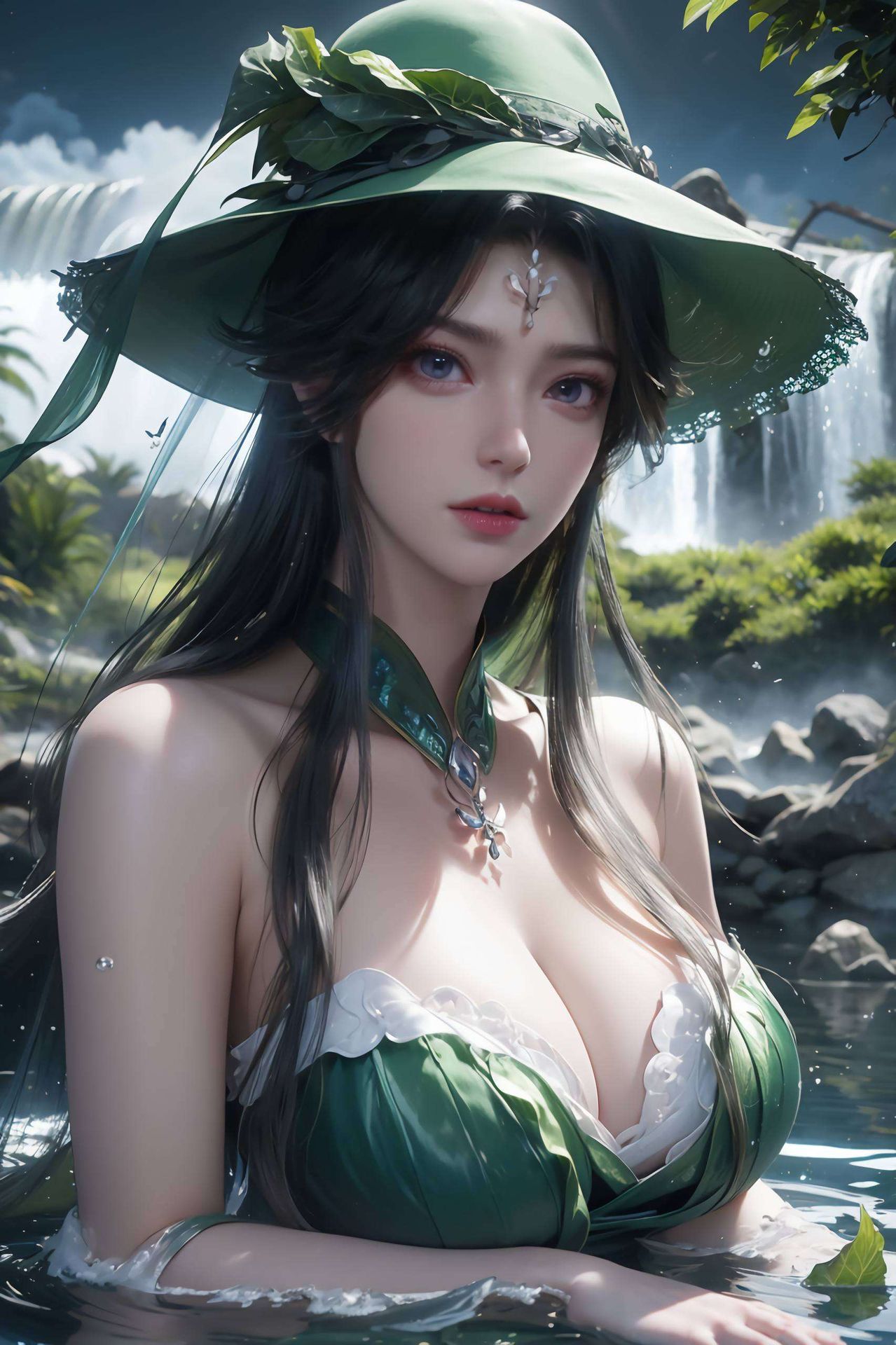 高清画质以国漫女神周紫虹为主题