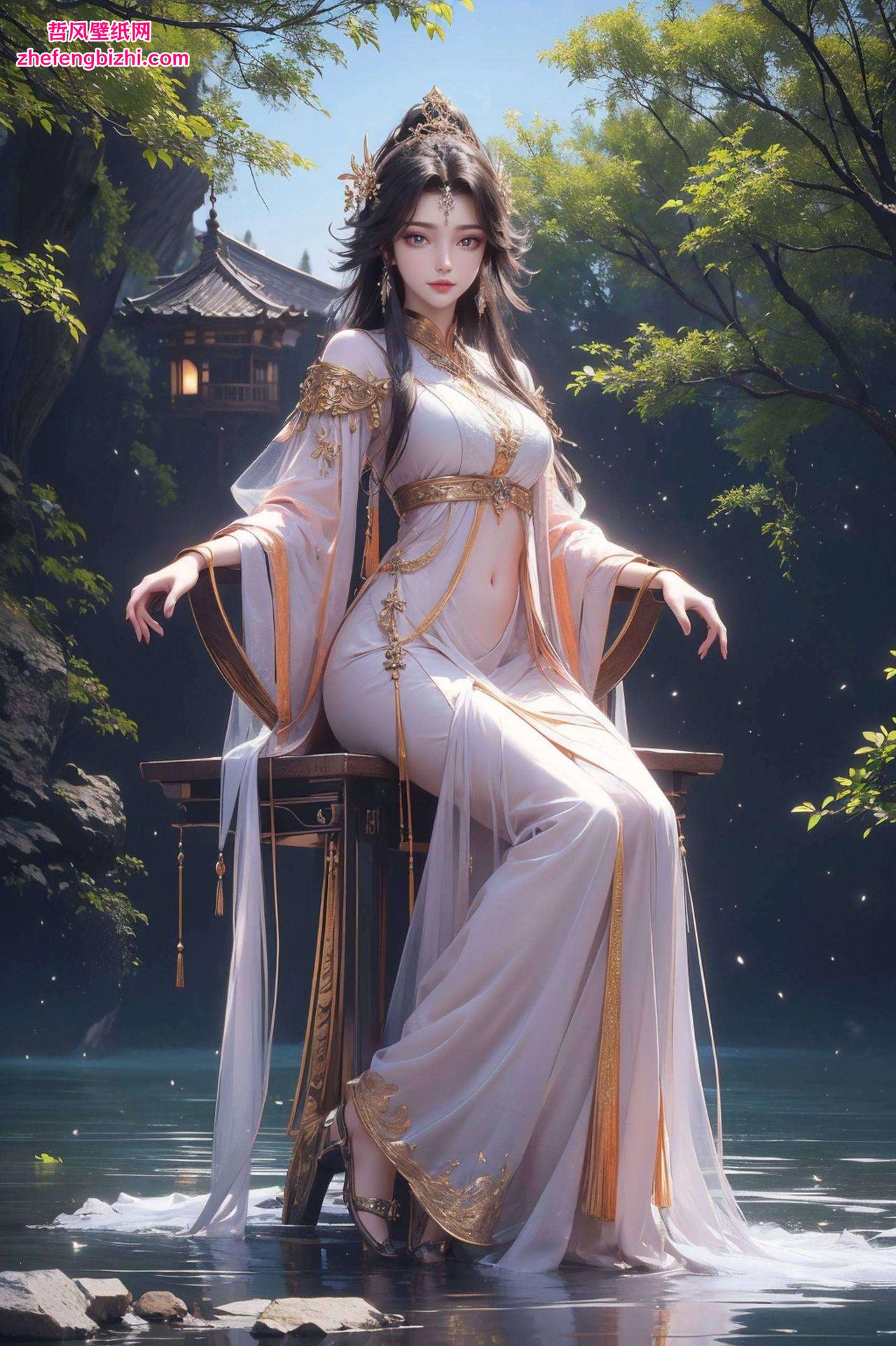 让仙逆之美超好看国漫女主ai点阵ipad国漫女生——遇见周紫虹仙子