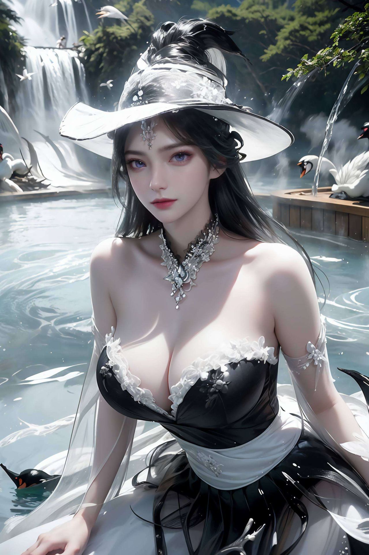 每一帧都是精心绘制的艺术之作古风壁画中的绝世美女