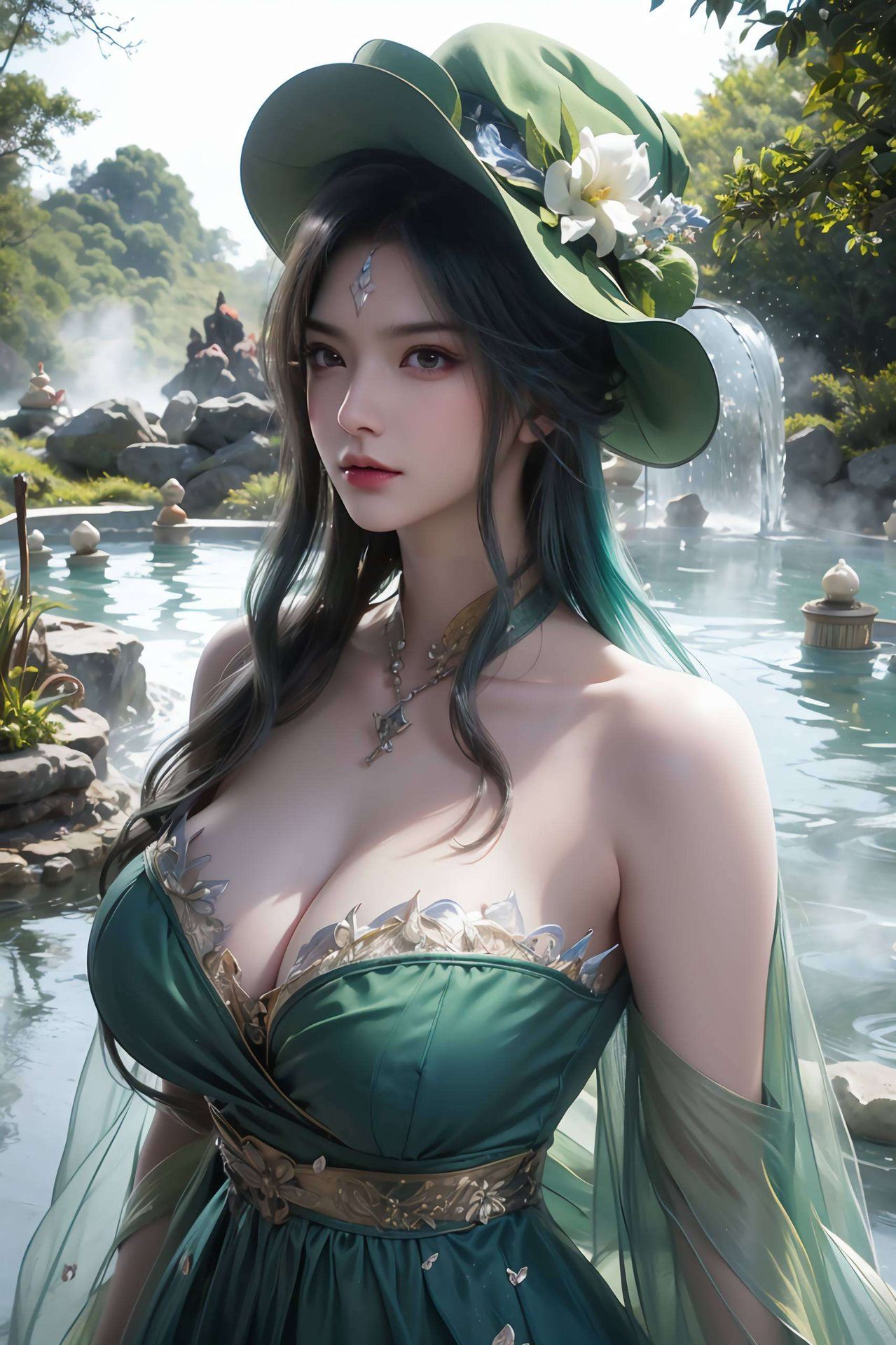 融合国漫美女元素周紫虹壁纸全身高清4K