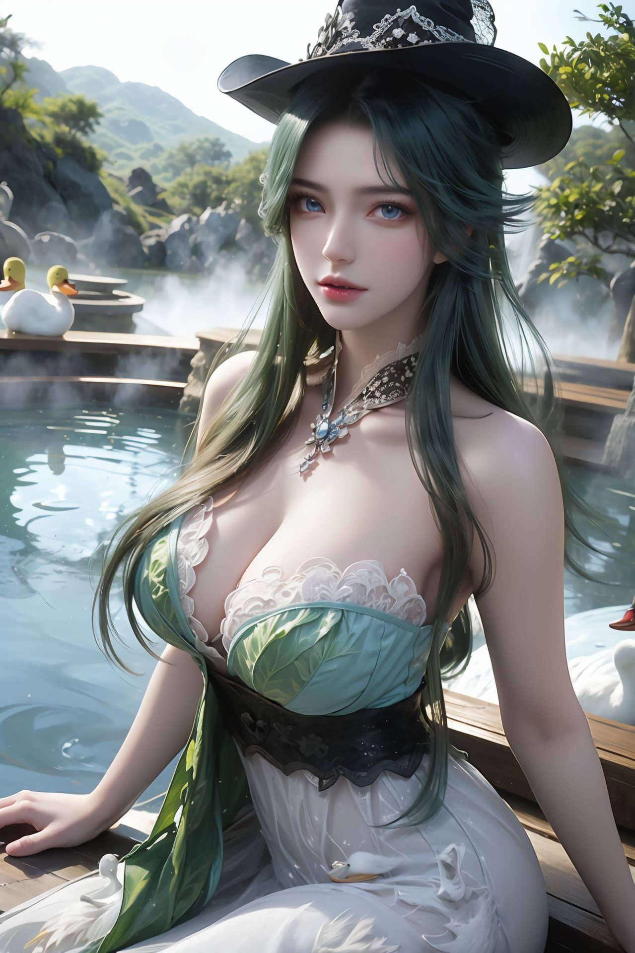 这款超清晰鲜艳的iPad国漫女神唯美手机壁纸细腻描绘了她婉约动人的神情