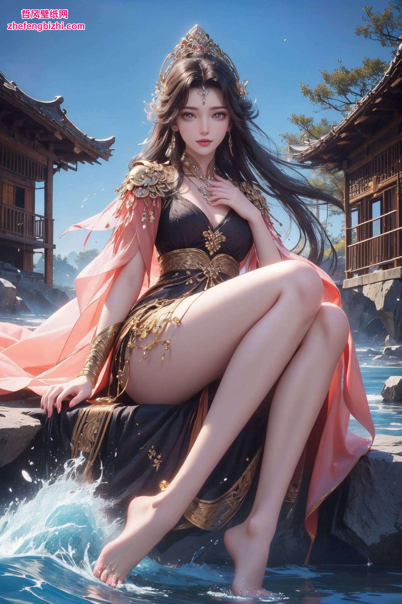 将她职业装束的干练气质展现得淋漓尽致这款高清壁纸