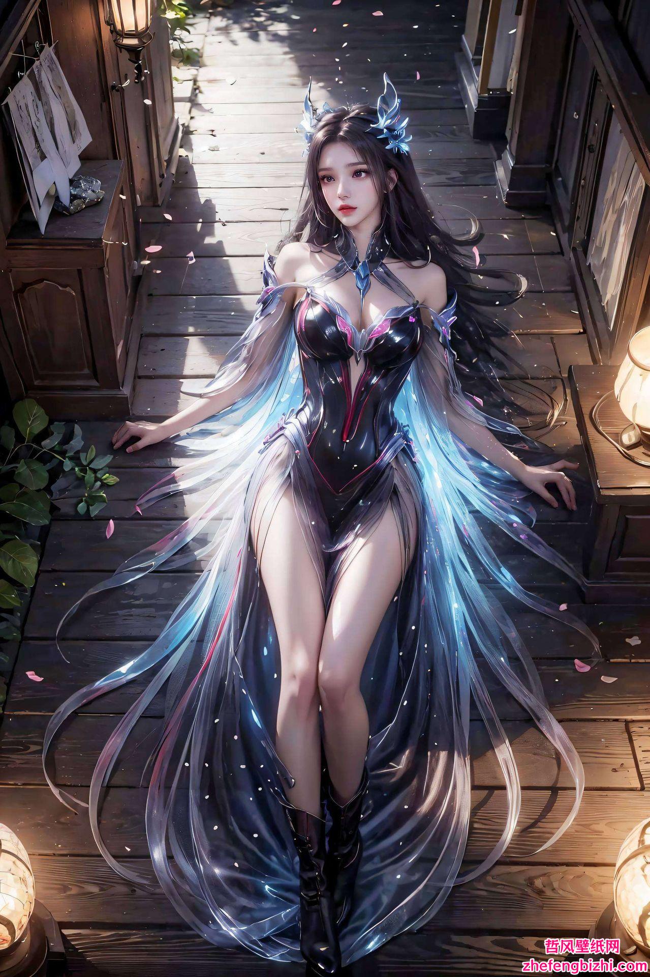 朱竹清的粉色梦幻2560p超清壁纸